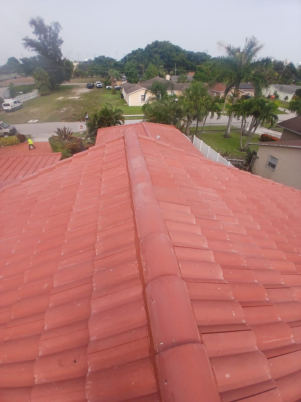 West Palm Beach Residential Tile Roof Installation and Plywood Replacement by AJF ROOFING INC
