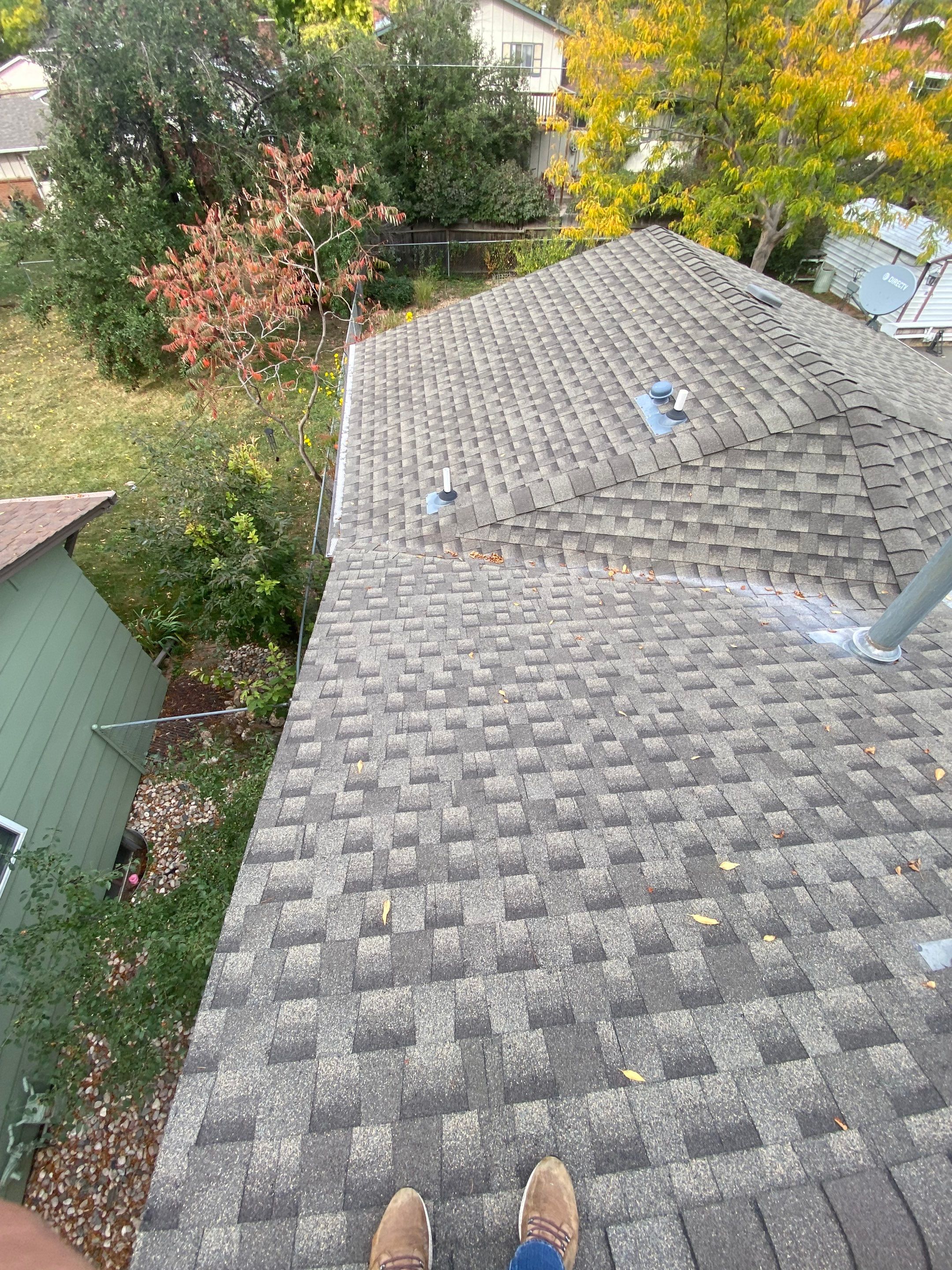 Resdiental Hail Damage Roof Replacement  using Certainteed Northgate Class 4 Impact Resistant "Weathered Wood" color by Black Belt Roofing 