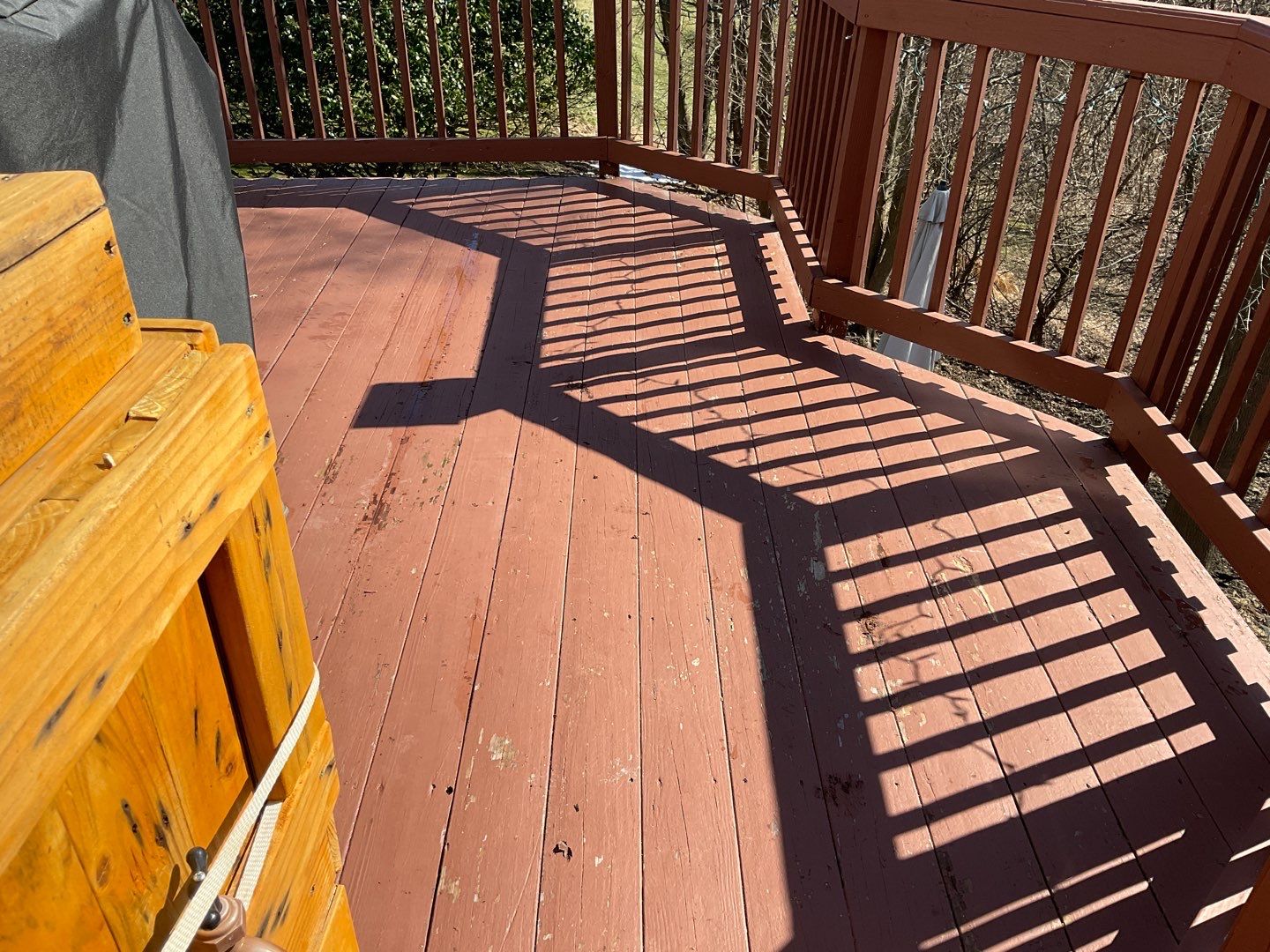 Deck Installation using New Composite Deck Board by Alpha Design Services