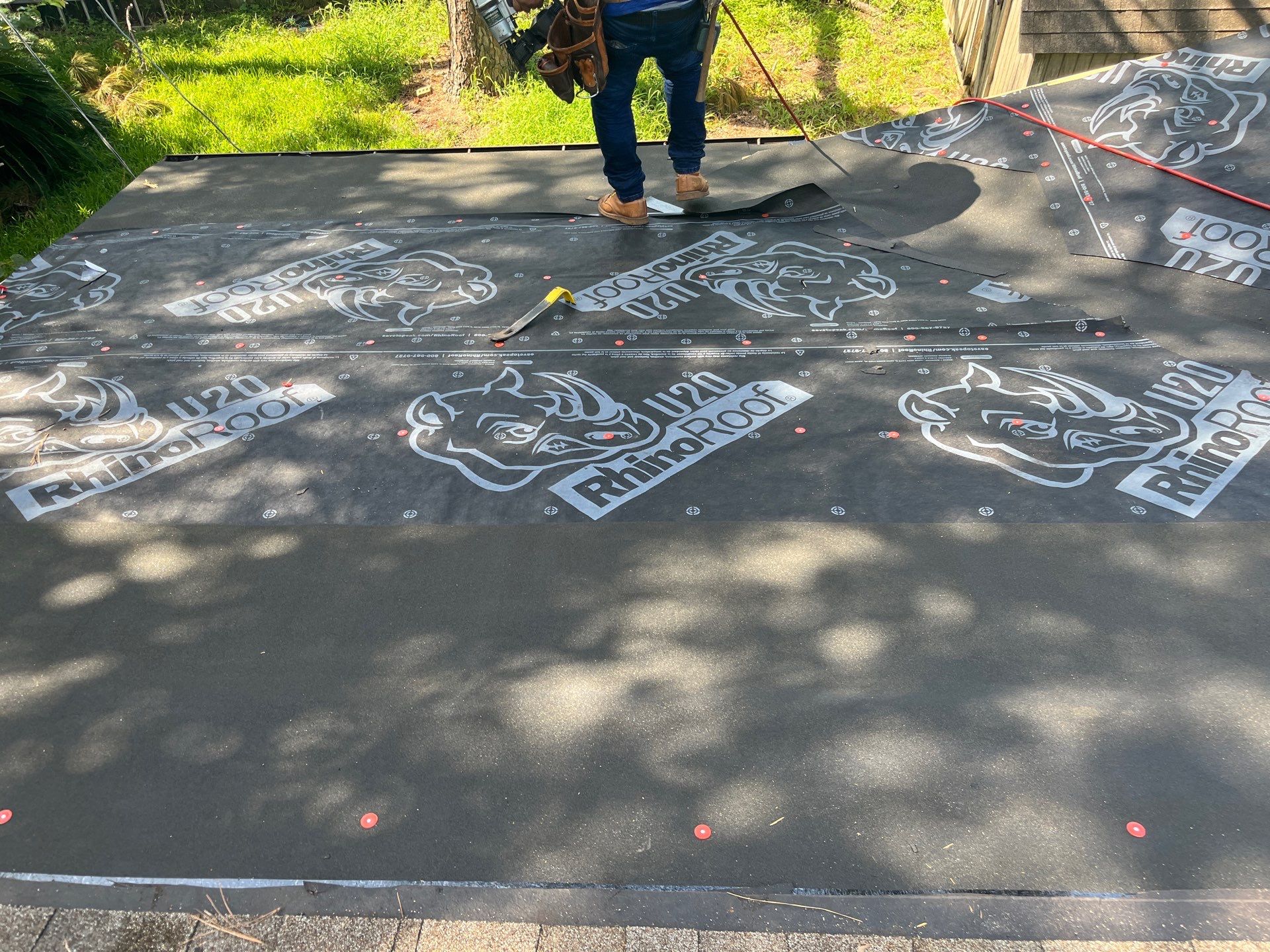 Residential Roofing Installation using Owen's Corning Duration (Lifetime) Shingles by Roof Repair Company