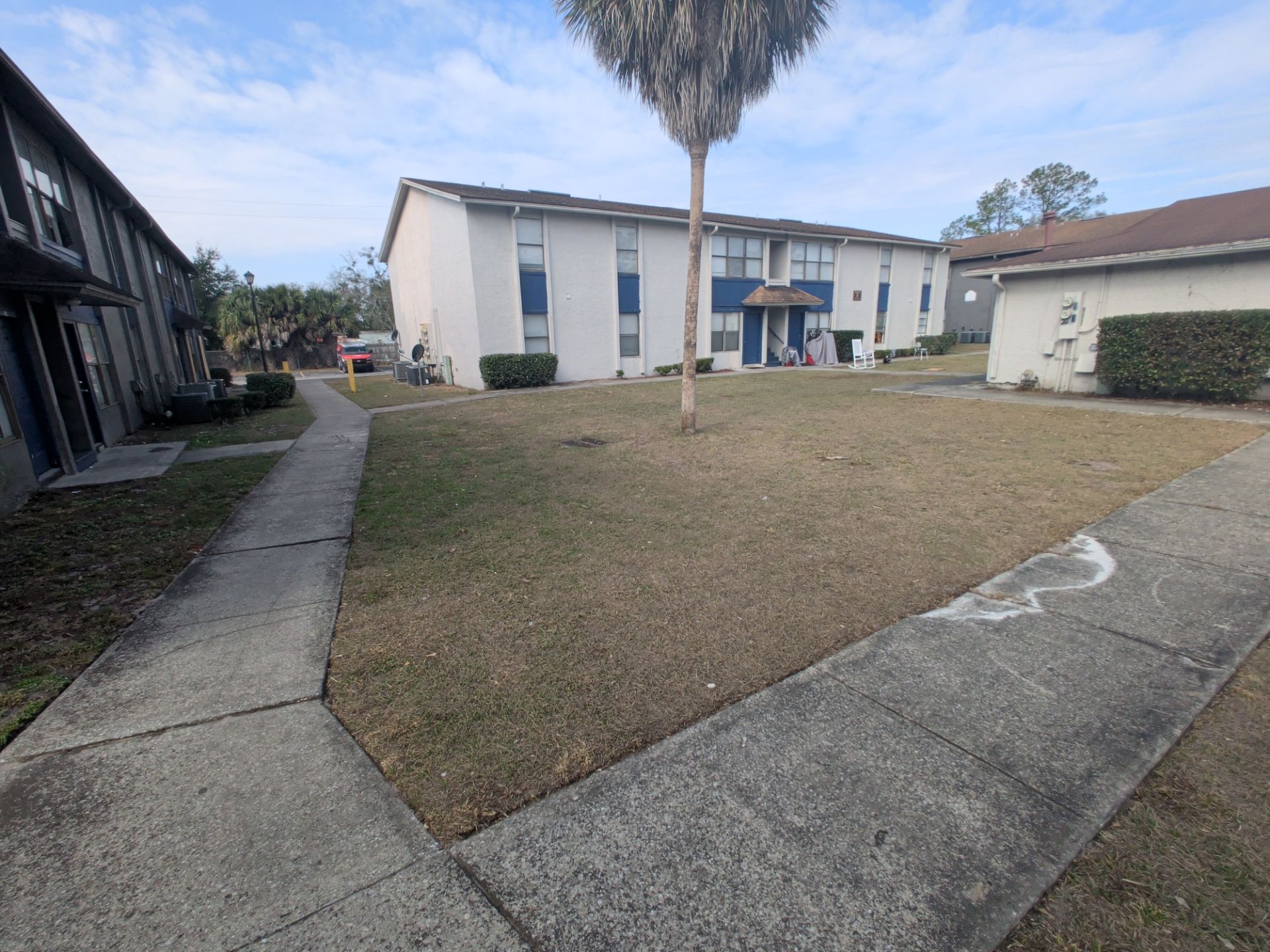 Commercial Landscape Cleanup & Weekly Maintenance — Grassy Pond Apartments by Harmoni Home Services