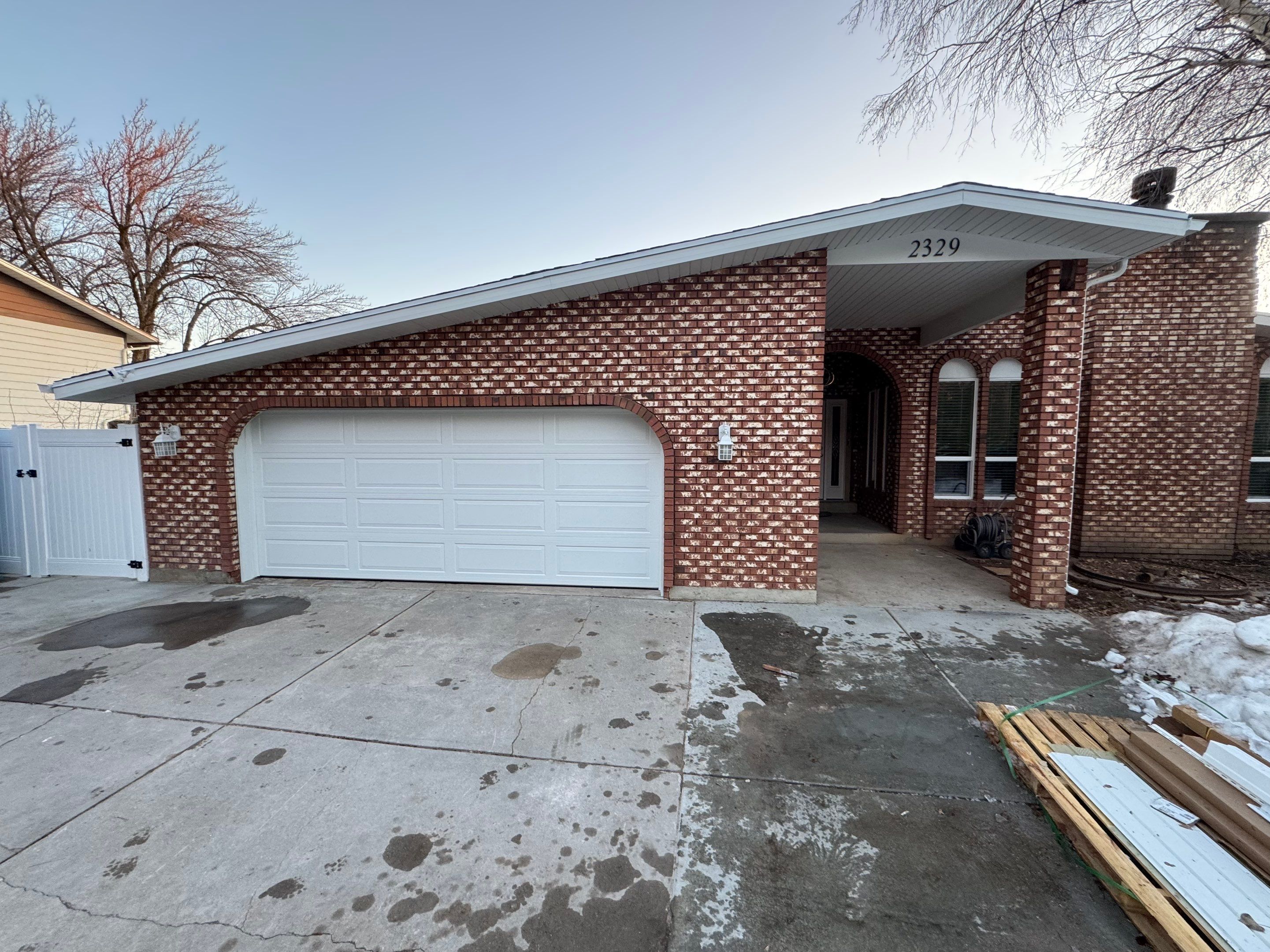 Ogden | Pristine All-White Modernization | Mixed Vinyl & Hardie by Ideal Siding Utah