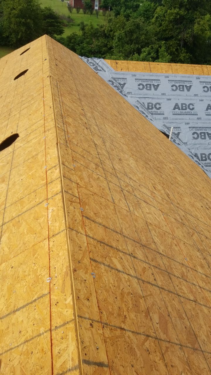 Reroof using GAF HDZ Weathered Wood by Castillo Roofing