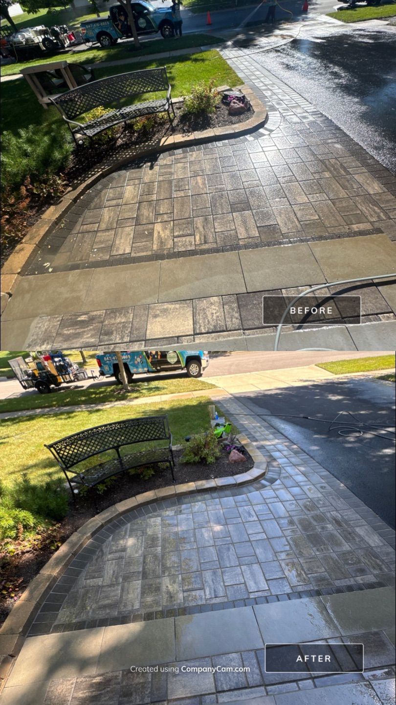 Project in McHenry by Simmons Power & Soft Washing