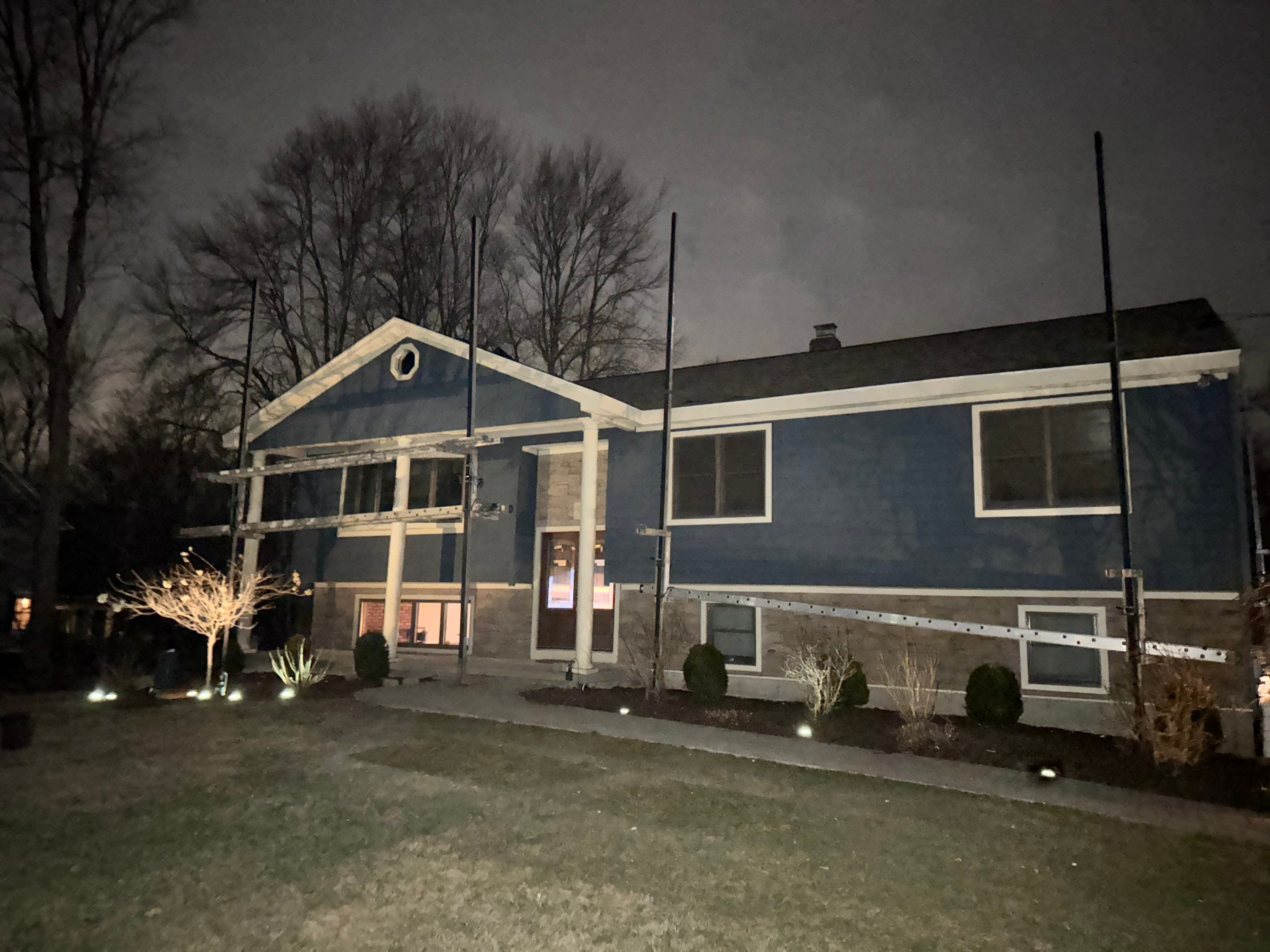 Residential Roofing Installation using Owens Corning Duration Driftwood Siding Installation Using Cedar Impressions Pacific Blue by A Plus Exterior