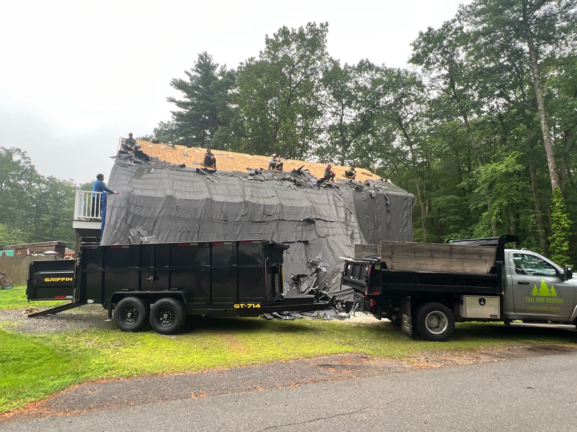 Owens Corning Roof Install in Derry, New Hampshire by Tall pine roofing