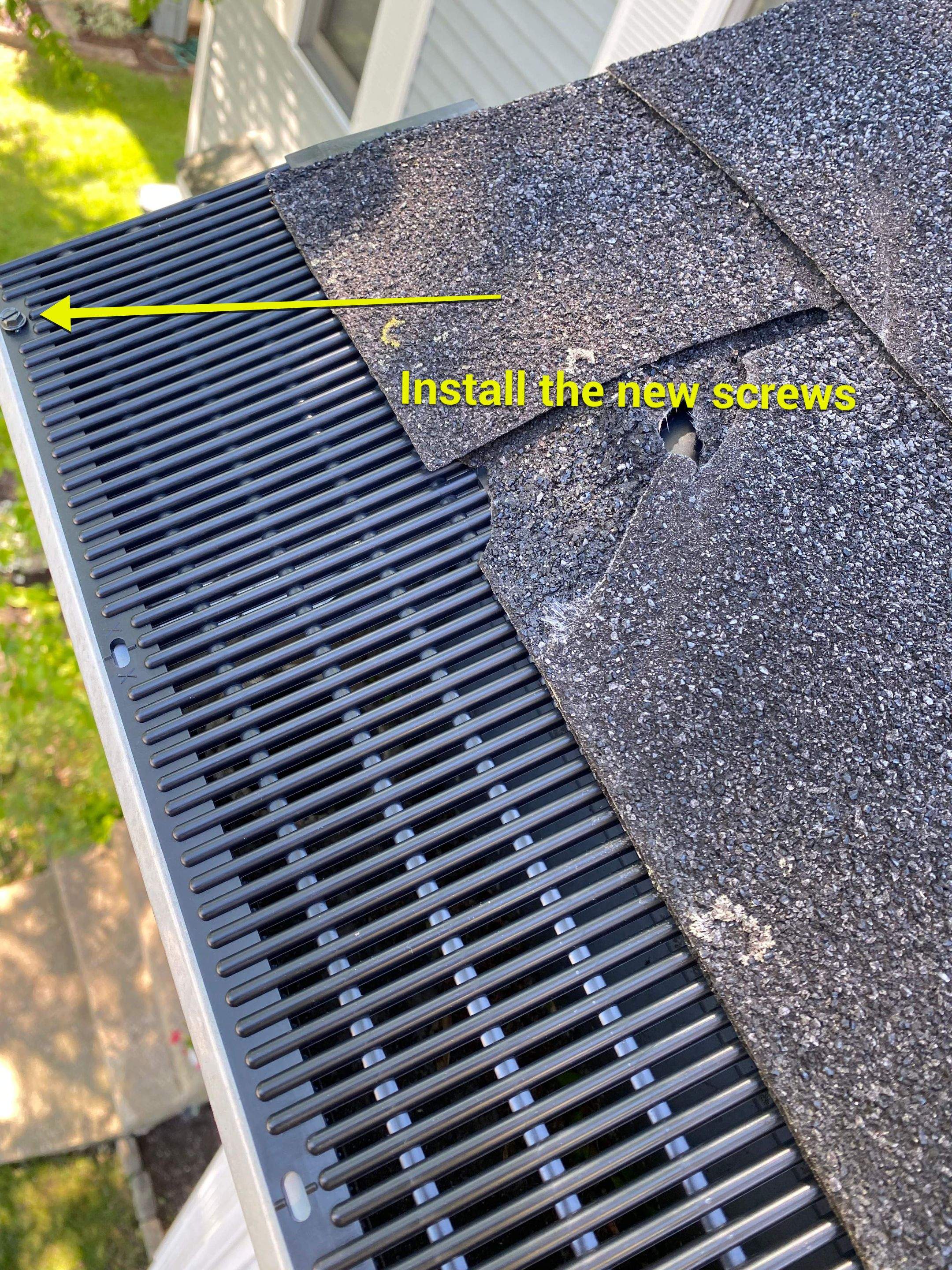 Gutter Repair using Rain Drop Gutter covers by Alpha Design Services