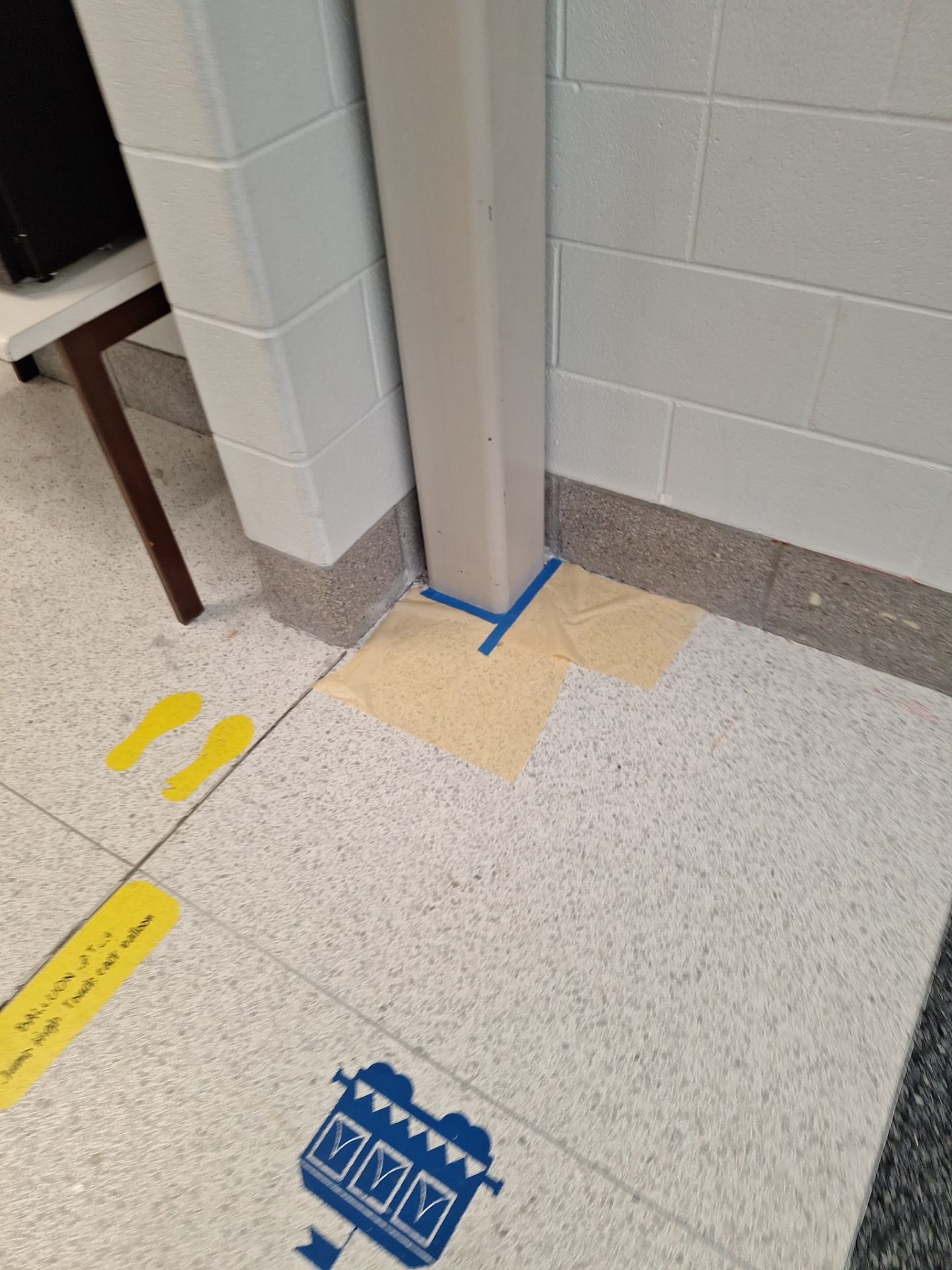 Interior Drywall Patching and repainting for Oakridge School district! by Gordon Painting