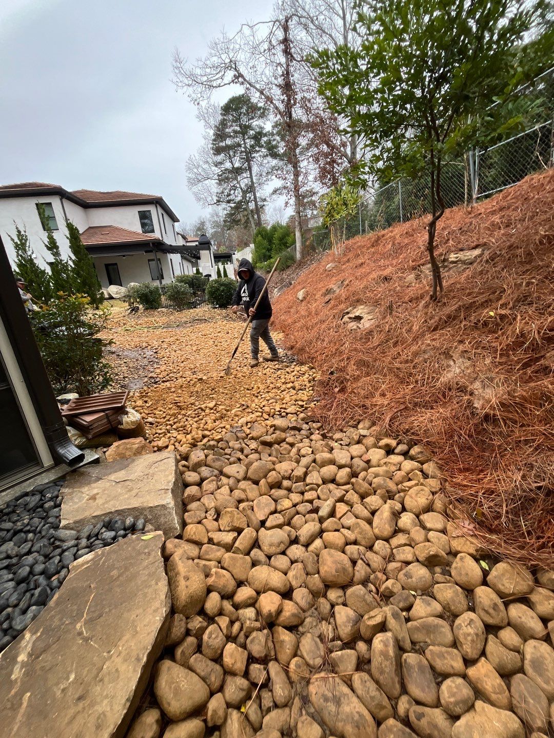 Drainage and Landscaping in Irondale by NATURE ONE - LANDSCAPE DESIGN