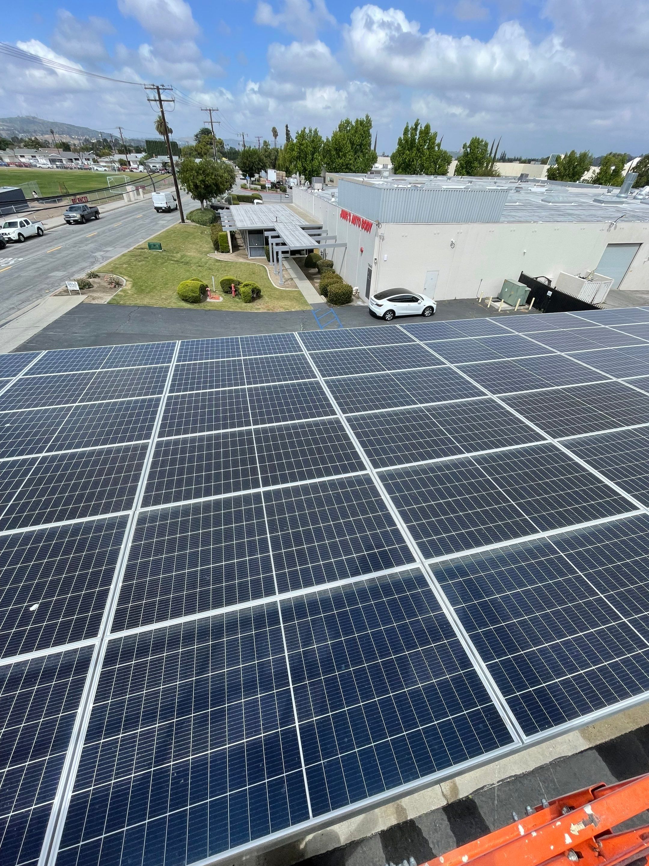 Commercial Solar Panel Cleaning by Palm Coast Solar Cleaning