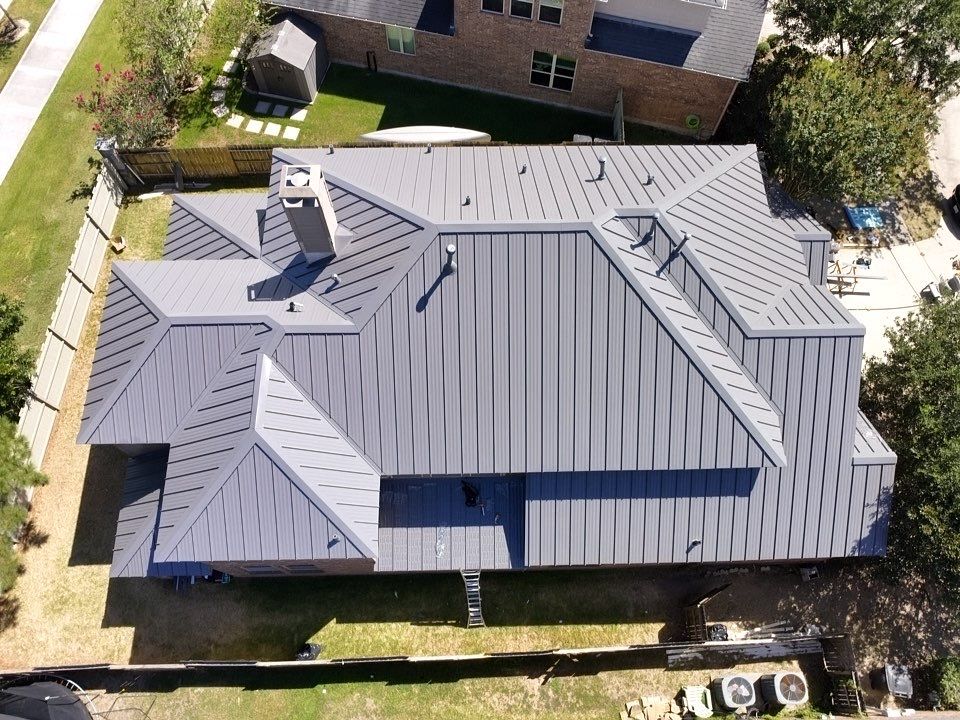Standing Seam Project - Conroe, Texas by Hartland Roofing & Construction