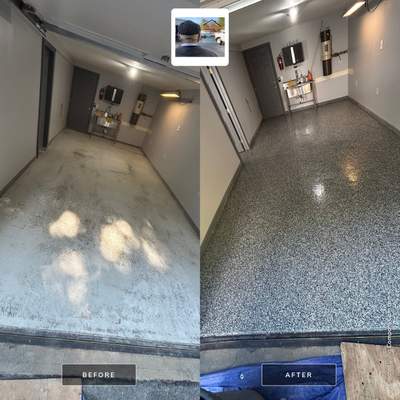 Concrete Floor Coating Transformation