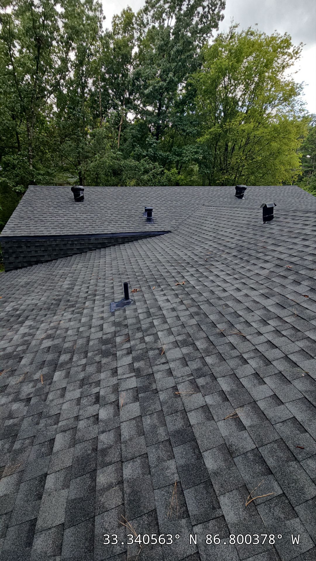 Shingle Replacement in Pelham (Charcoal) by The Roofing Dudes