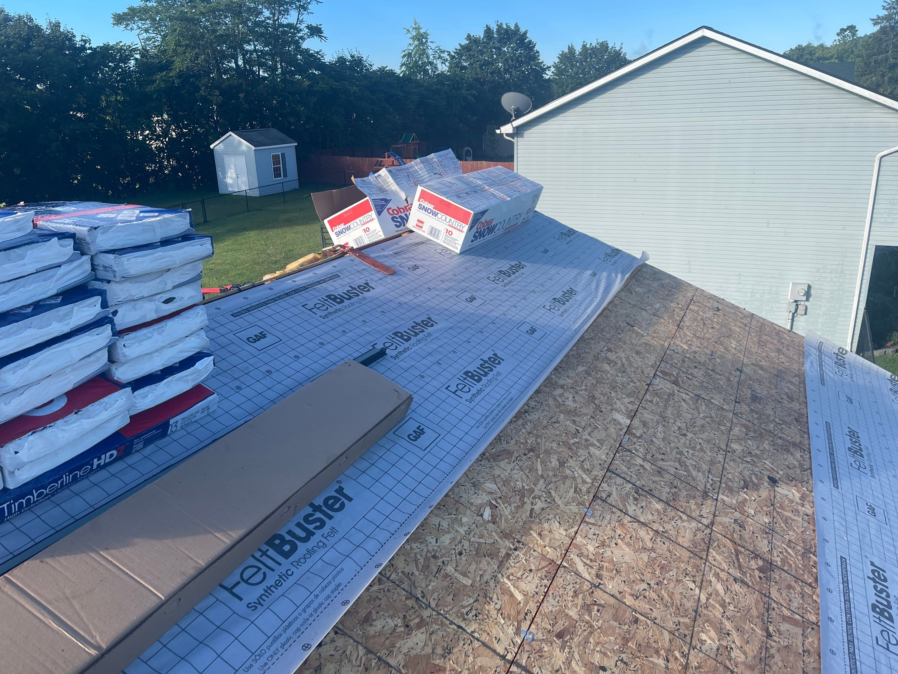 New BulletpROOF+ Lifetime Roofing System due to wind damage. by BulletpROOF Exteriors