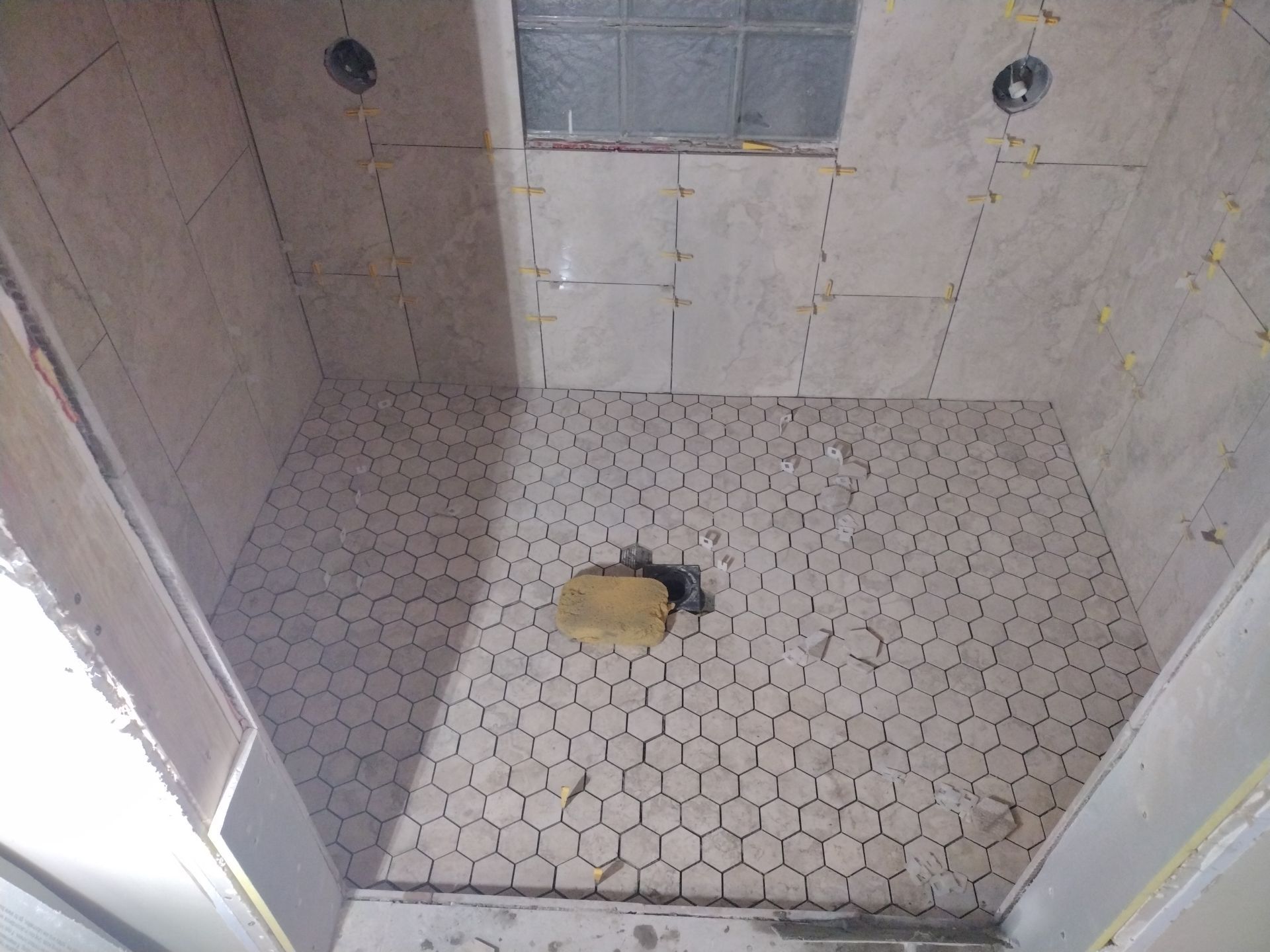 Shower Remodel & Ceiling Restoration – Correcting Water Damage and Rebuilding Right by Johnny Five Construction