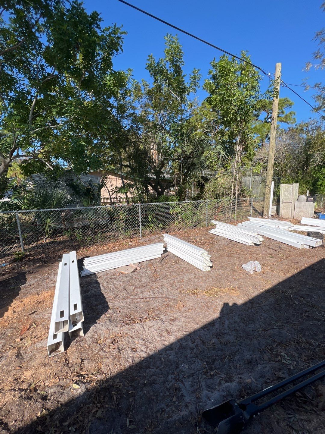 Sarasota, Florida 6 ft. Tall White Vinyl Privacy  by Asap fence and gates, LLC