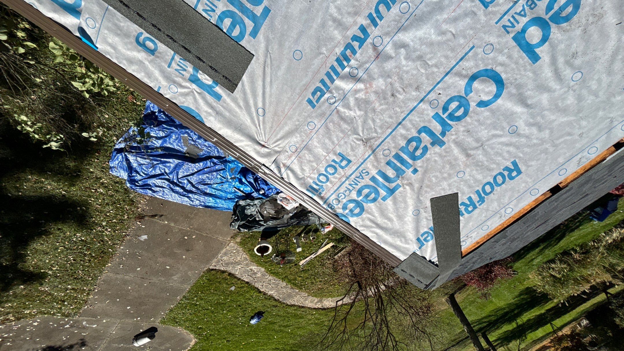 Roof Replacement using Certainteed HD Moire Black by 180 Contractors