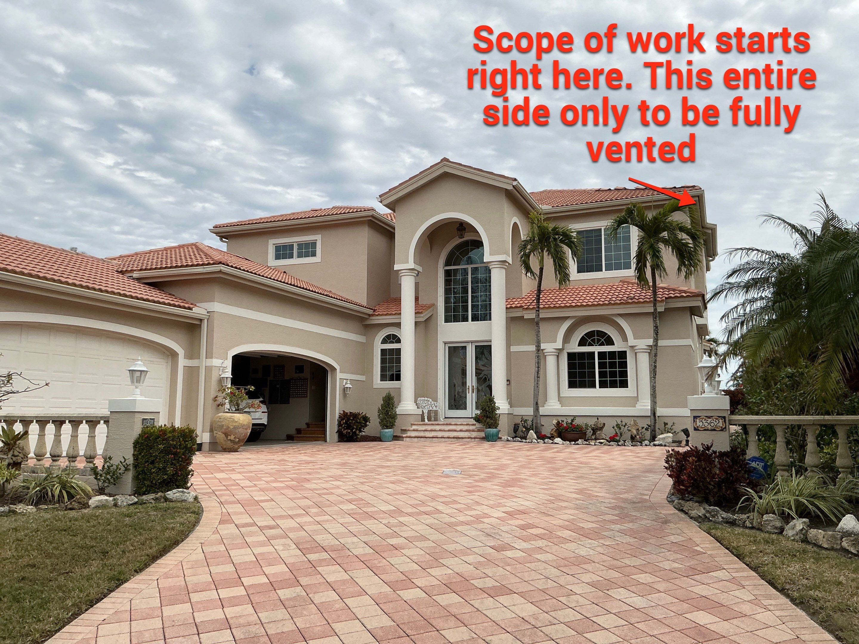Aluminum White Soffit in Longboat Key FL by Gutter Professors