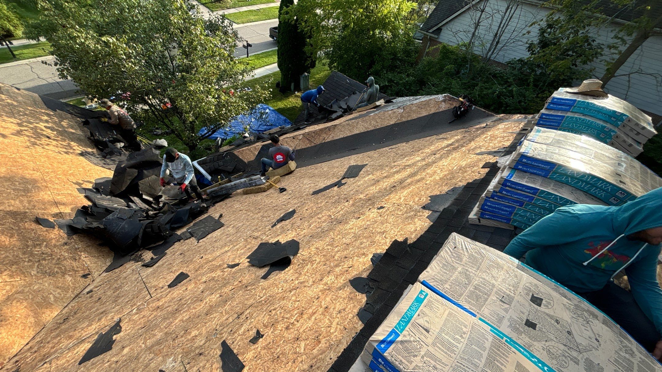Roof Replacement using CertainTeed Landmark by 180 Contractors