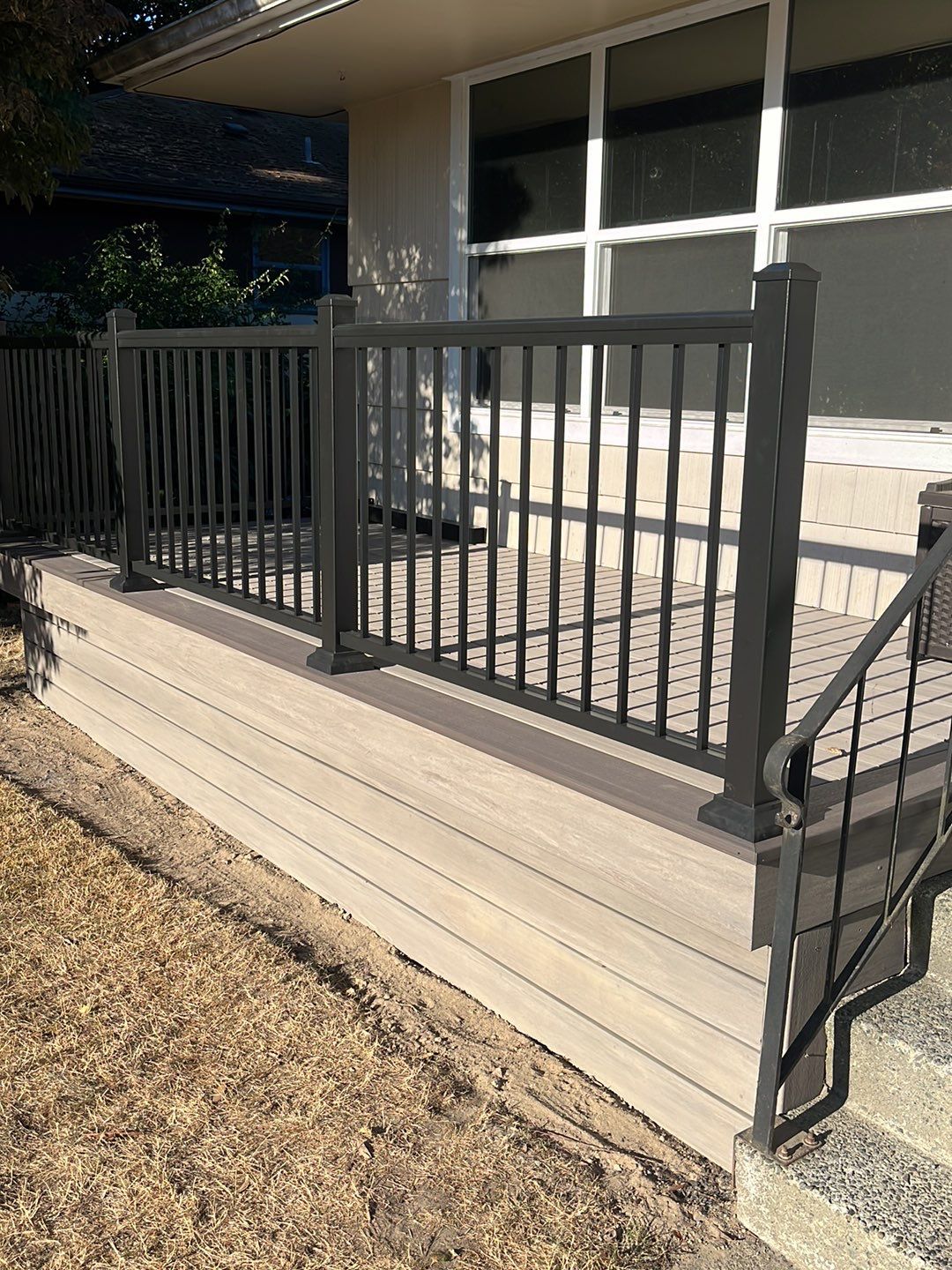 A Simple Deck in Seattle by Alki deck builders 