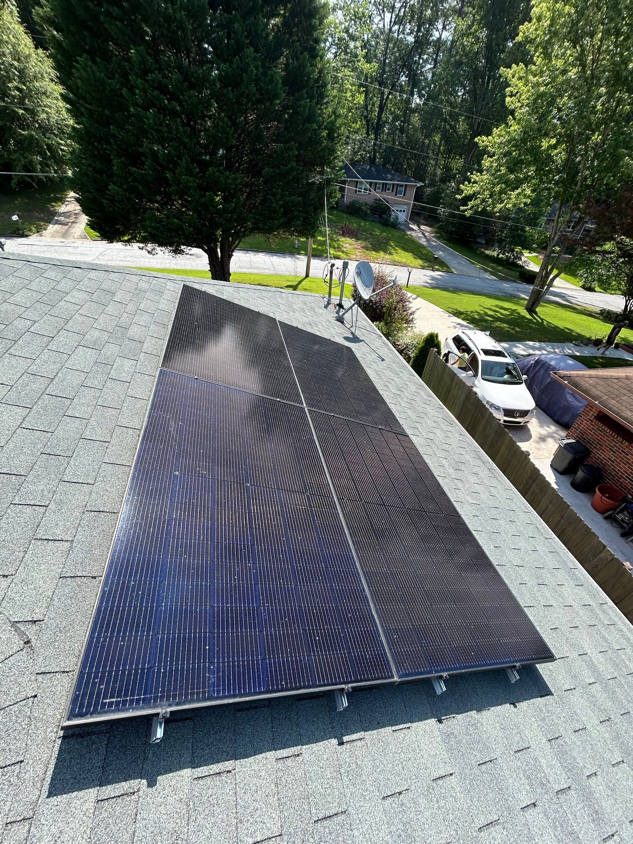 Project in Decatur by Zero Grid Power Solutions