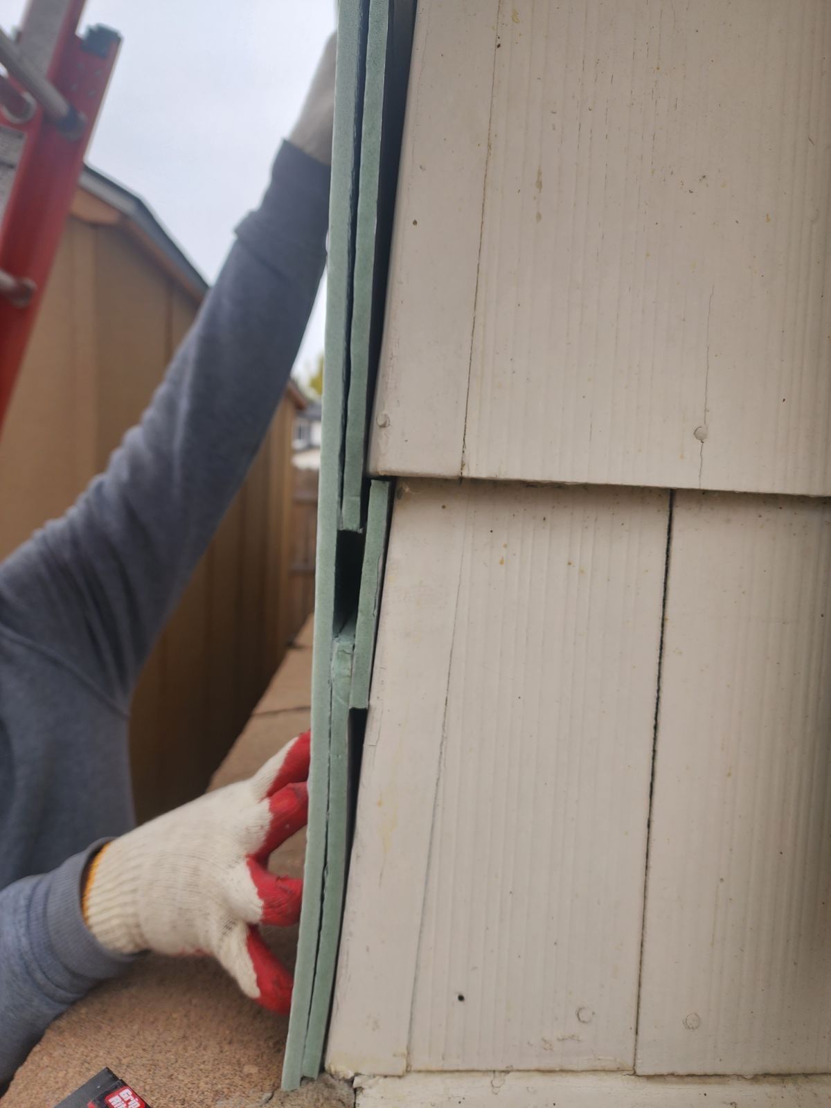 Vinyl siding installation  by United Windows and Siding LLC