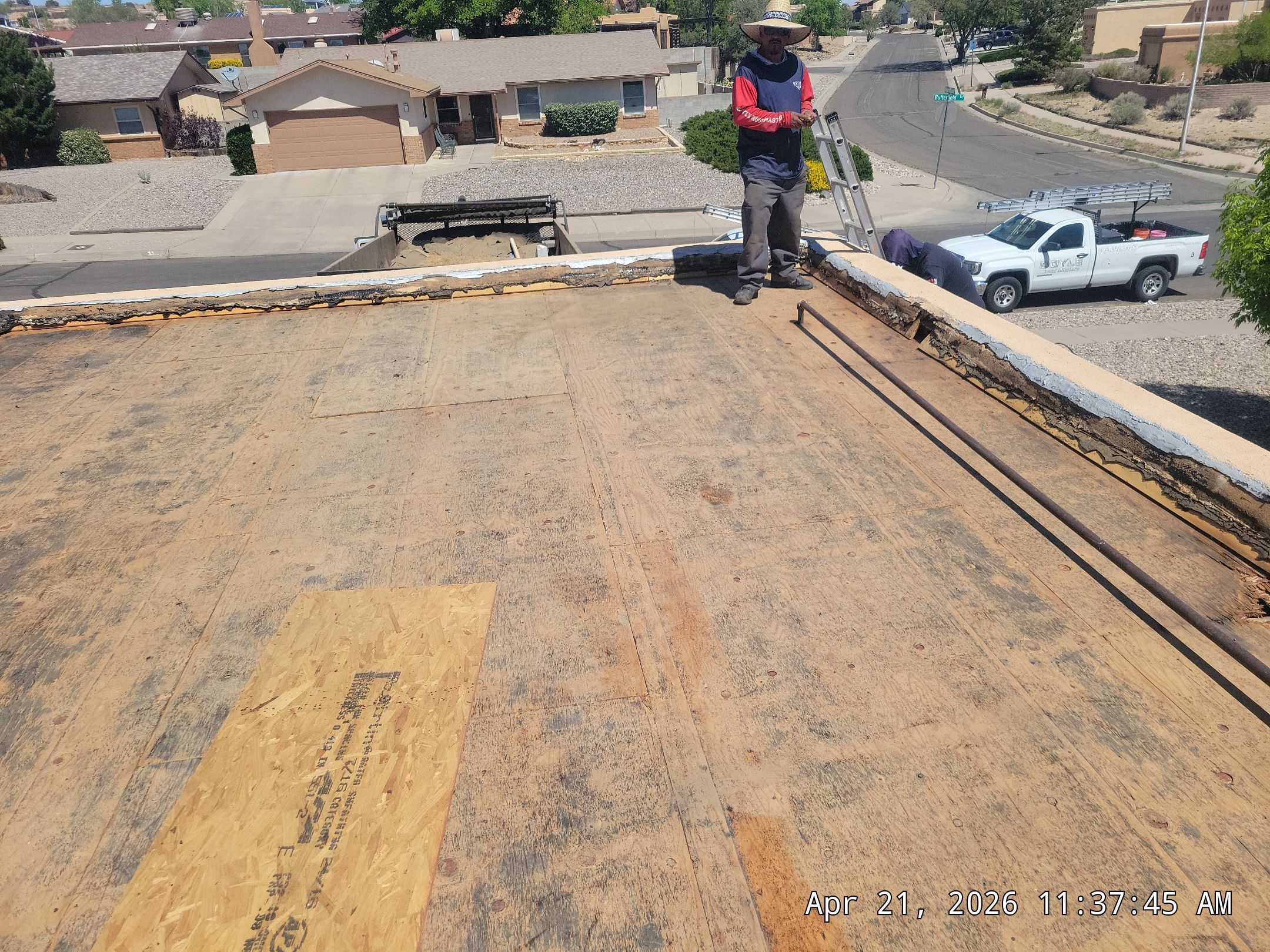 Albuquerque TPO Roof Replacement with Custom Decking and Parapet Repairs by Doyle Roof Masters Inc
