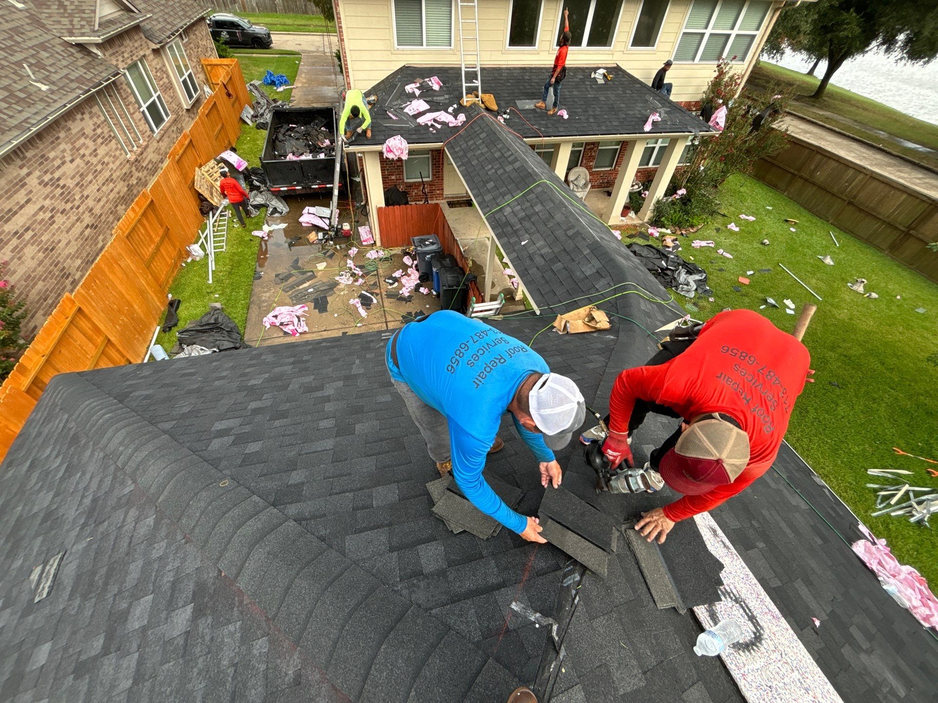 Residential Roofing Installation using Owen's Corning Duration (Lifetime) Shingles by Roof Repair Company