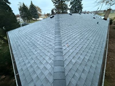 GAF Timberline HDZ® Shingles in Fox Hollow Gray!