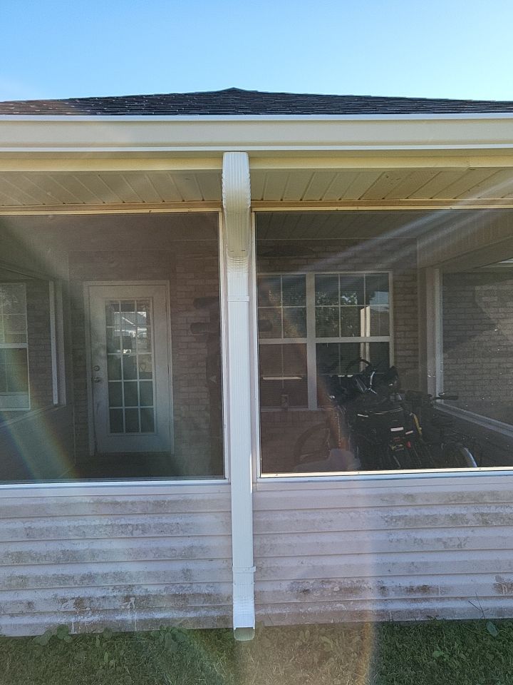 Gutter Installation using K-Style Seamless Gutters by Gutter Professors