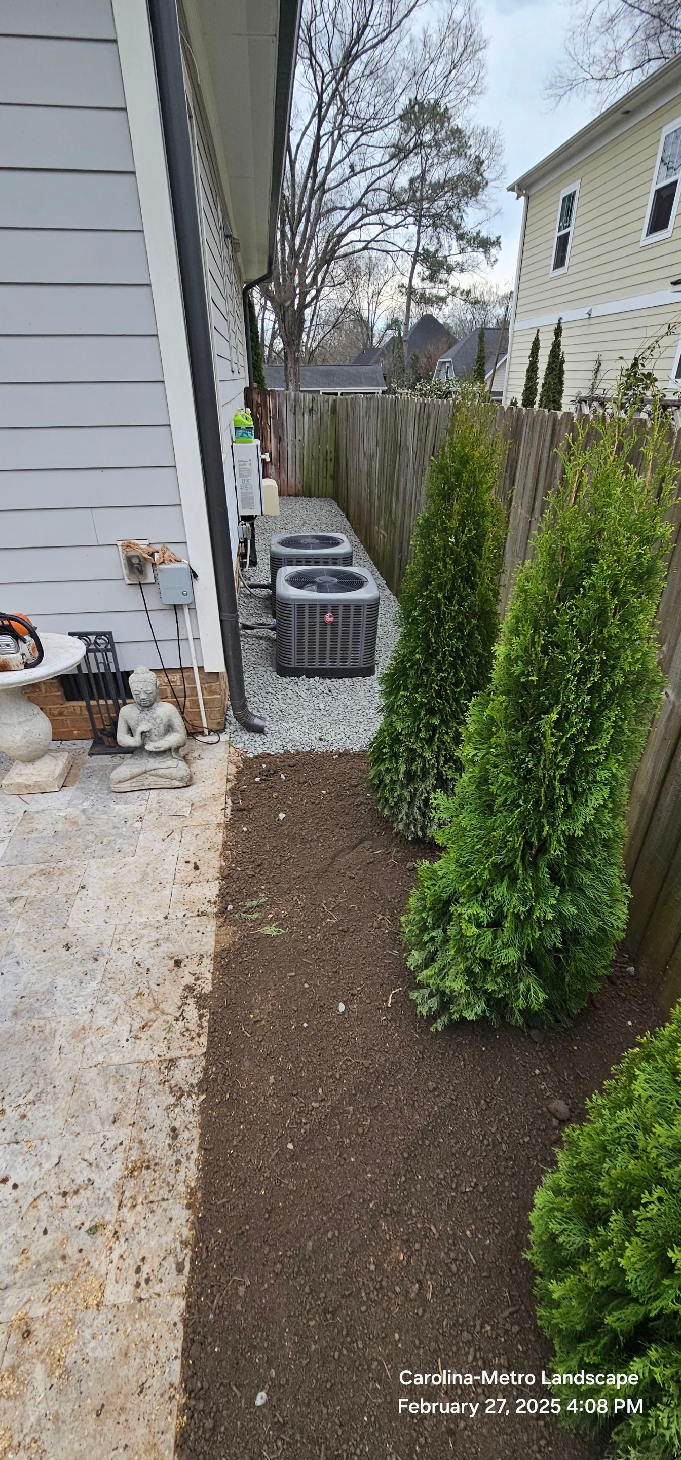 Residential Landscape Project by Carolina-Metro Landscape, Inc
