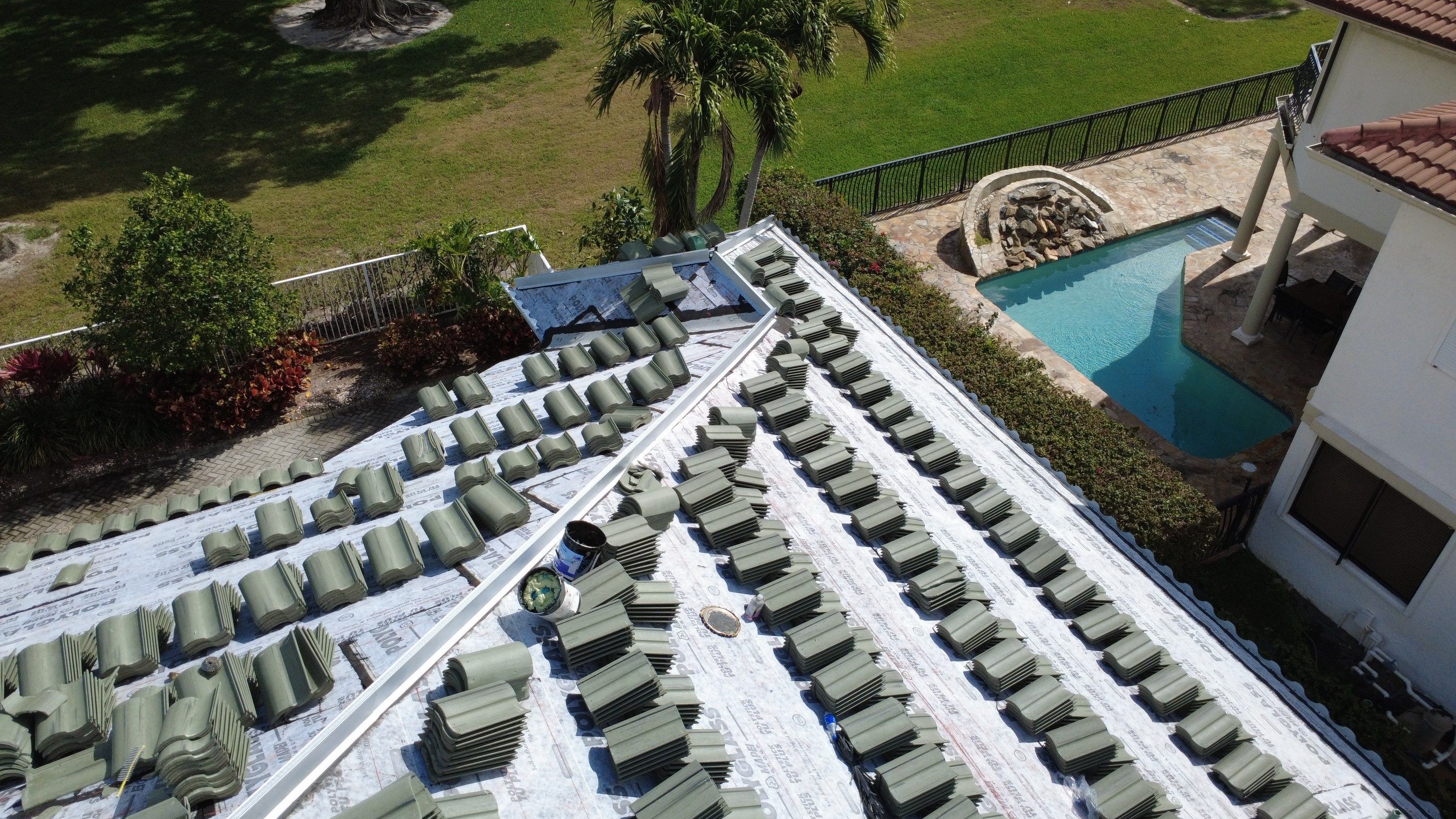Residential Roofing Installation using Eagle Roofing Tile by BLUES BROTHERS ROOFING