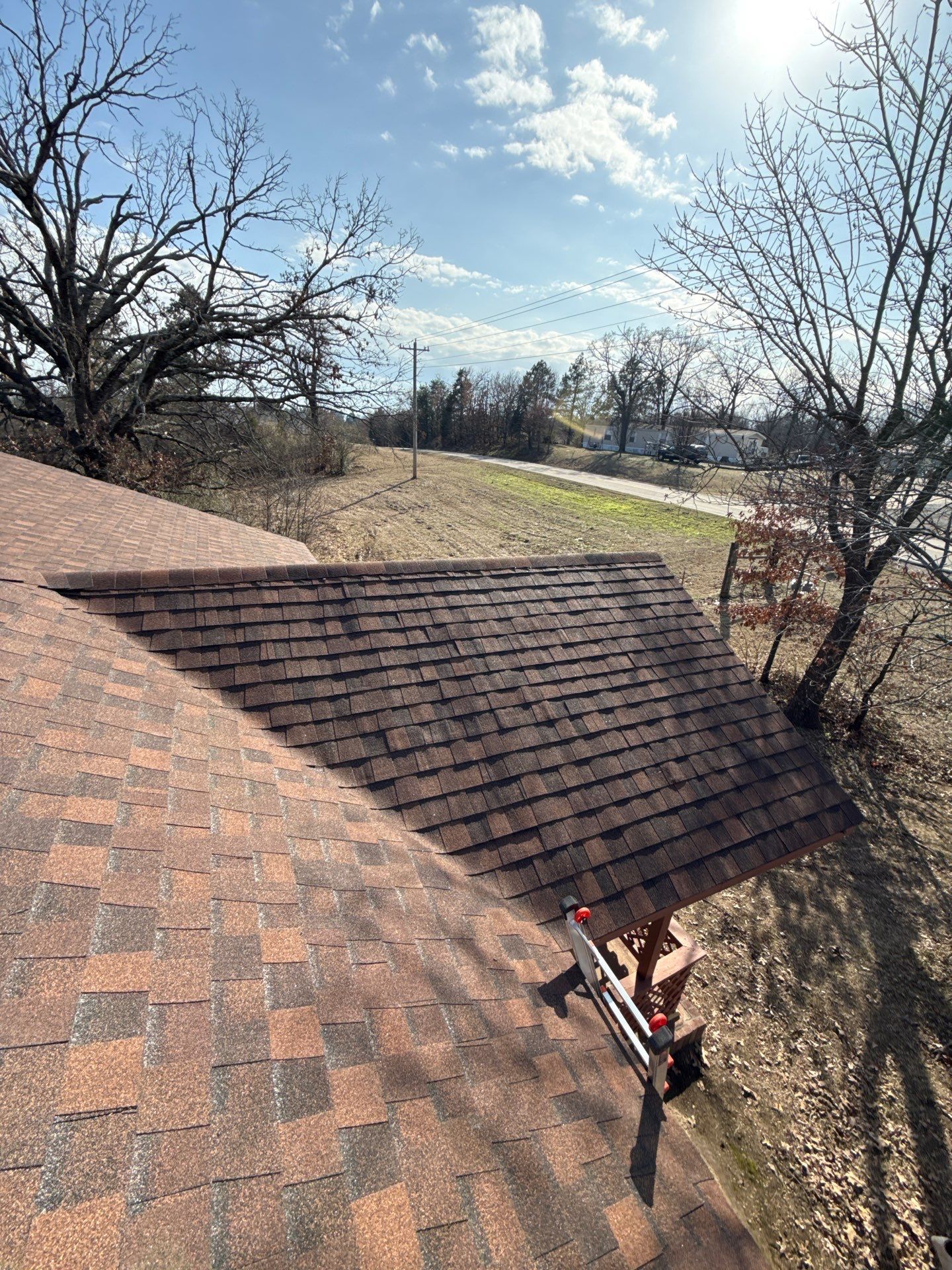 Rustic Hickory Shingles & SBS Cap & Base by In & Out Construction & Remodeling, LLC