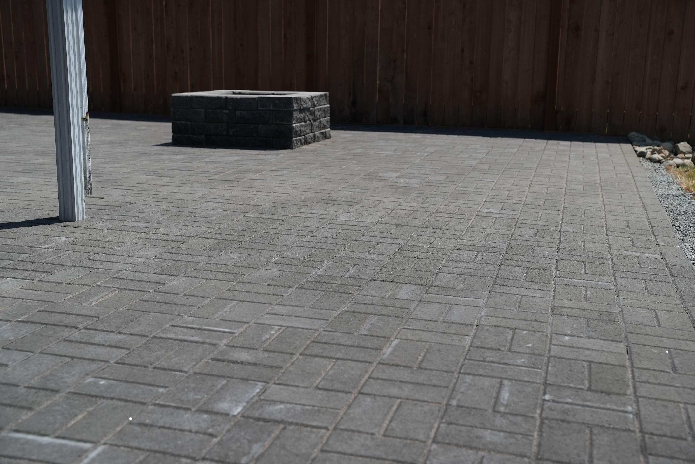 Connie G. Pavers Patio and Gravel Driveway by Jireh Asphalt & Concrete Inc 