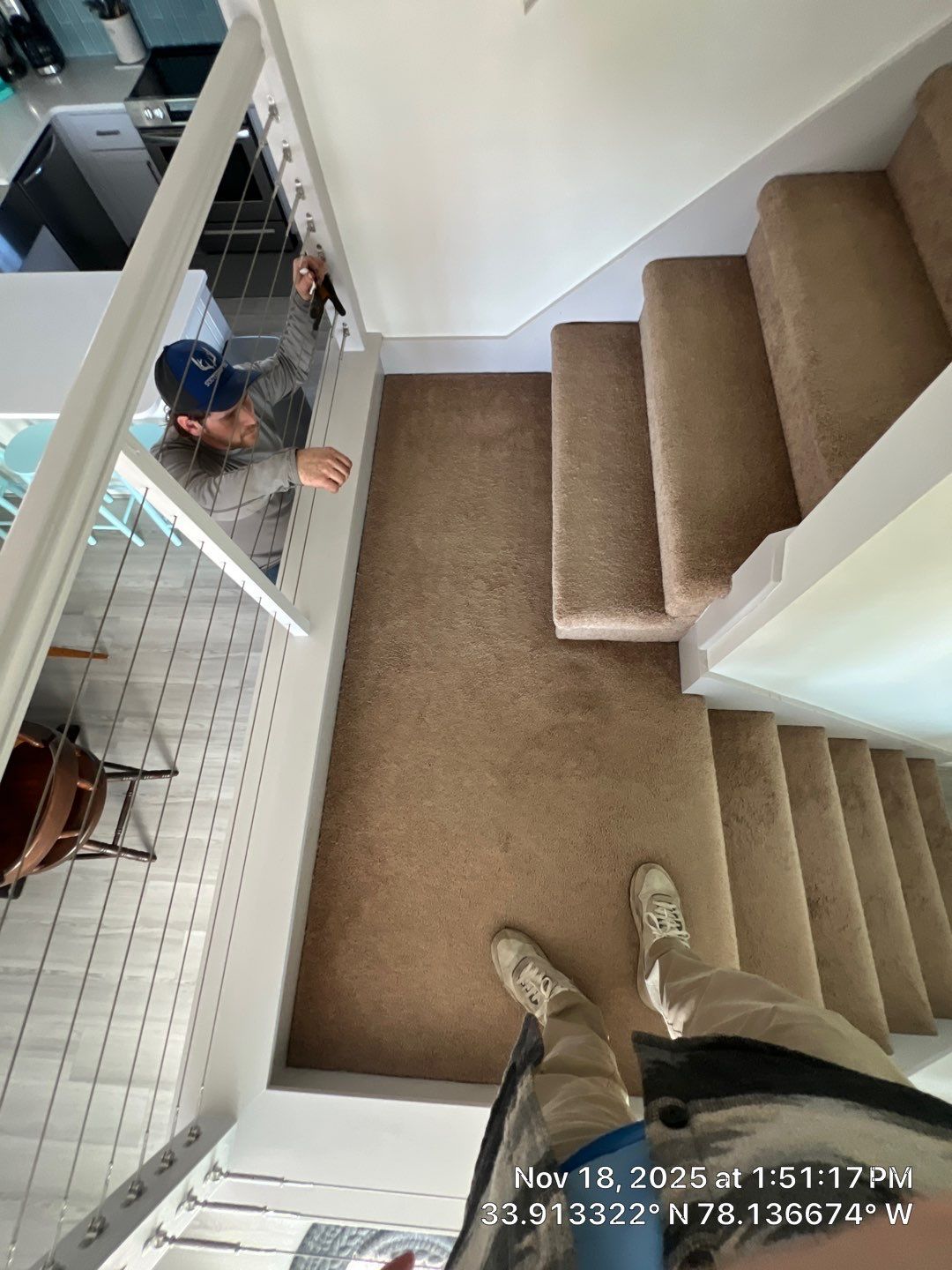 Oak Island Interior Stair Landing Framing Repair by RGR Construction and Roofing, LLC