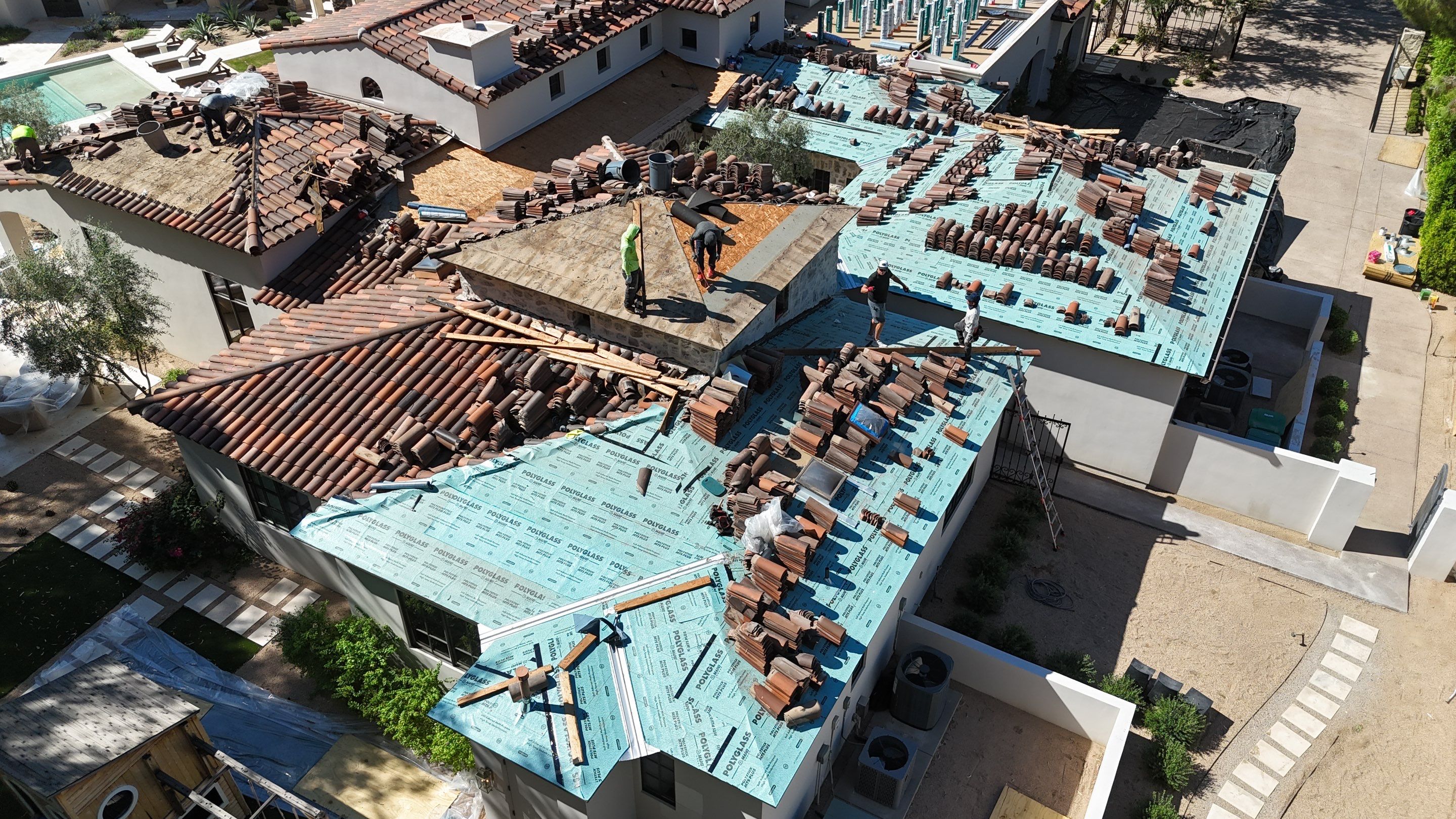 Project in Paradise Valley, AZ by Saint Roofing