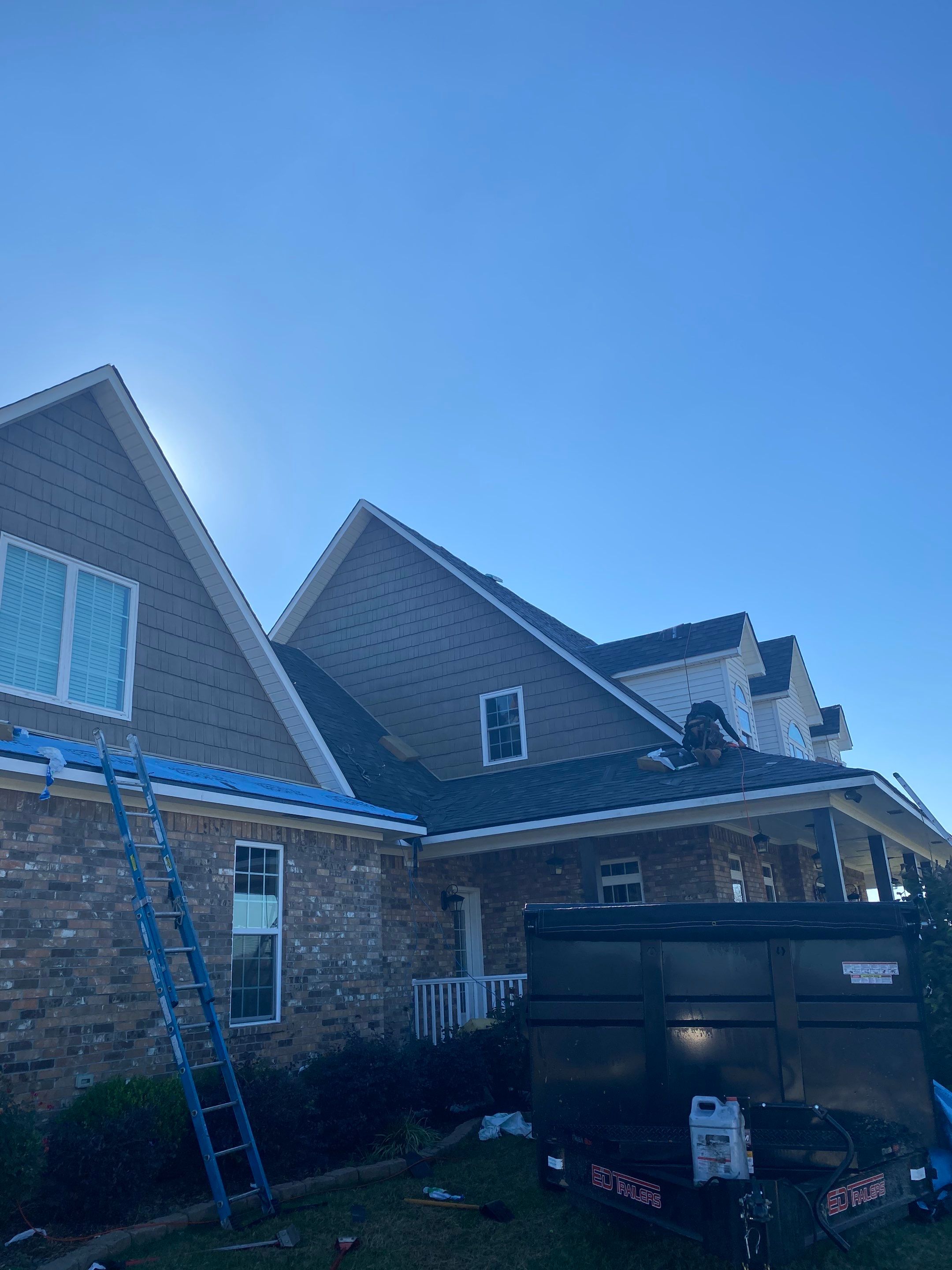 Residential Roofing Repair using Malarkey Vista: Storm Gray by Hostetler Roofing