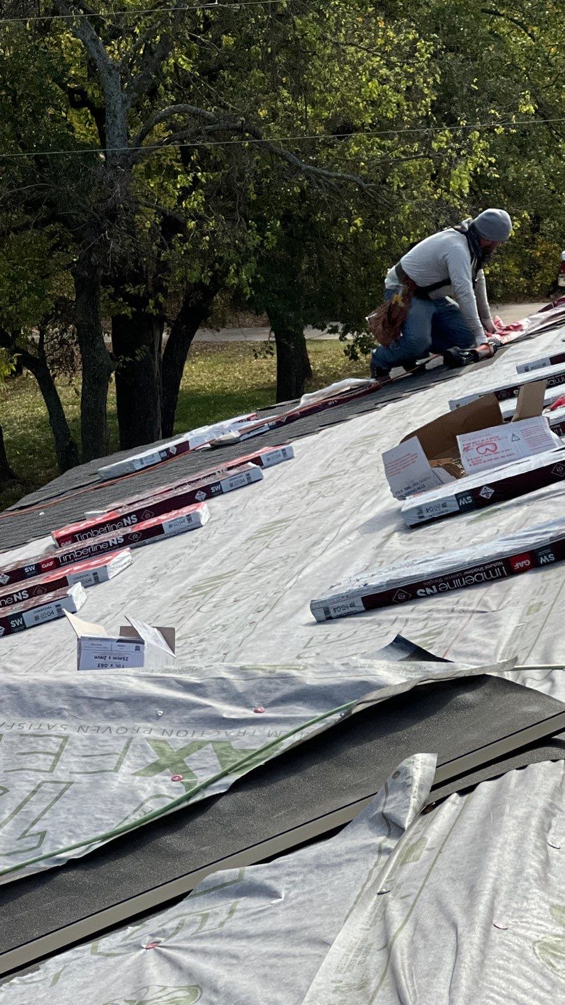 Residential Roofing Installation using GAF Natural Shadow  by A & H Roofing and Contracting