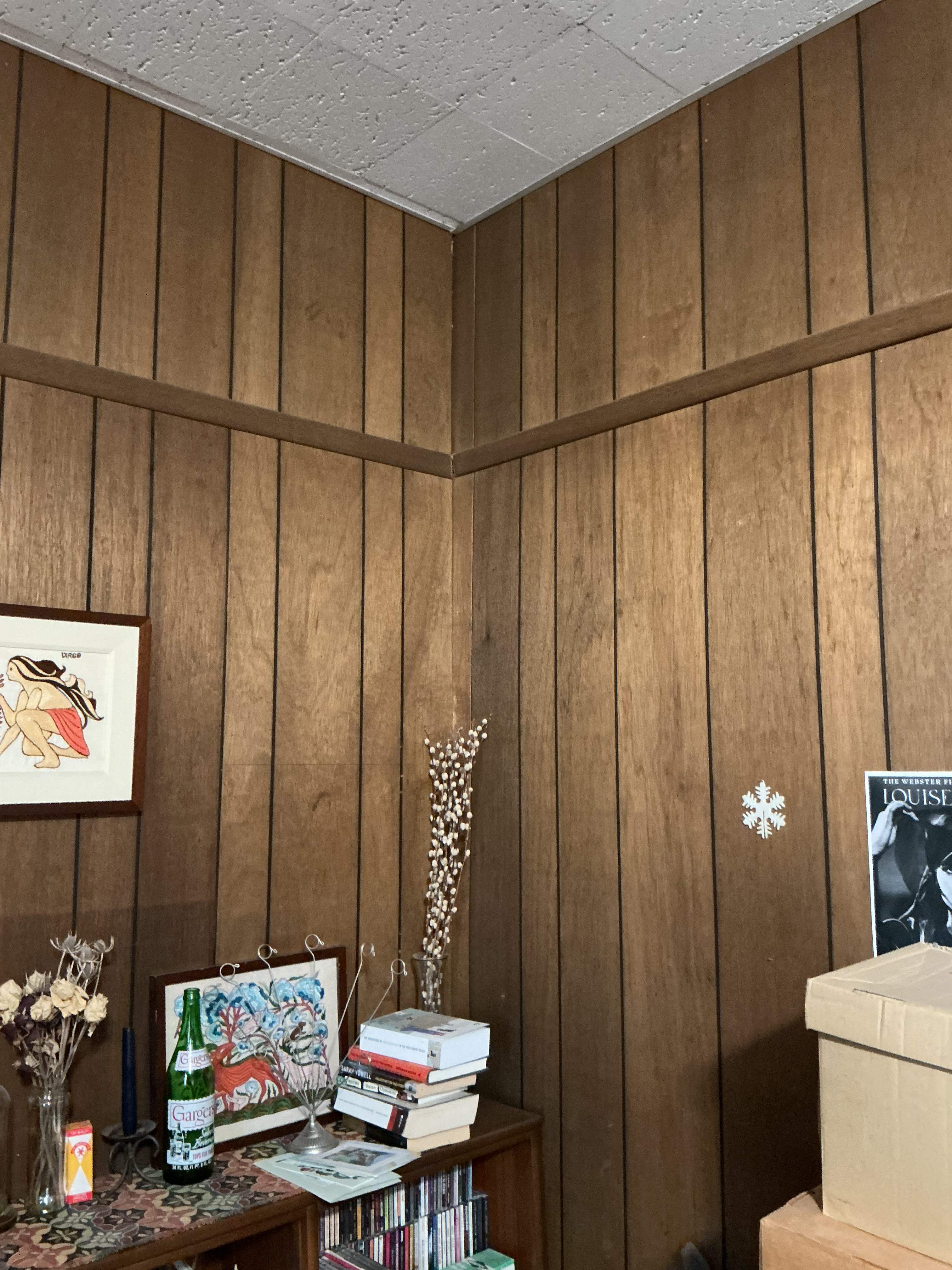 Interior Transformation: Refreshing Wood Paneling by Legendary Services Company LLC.
