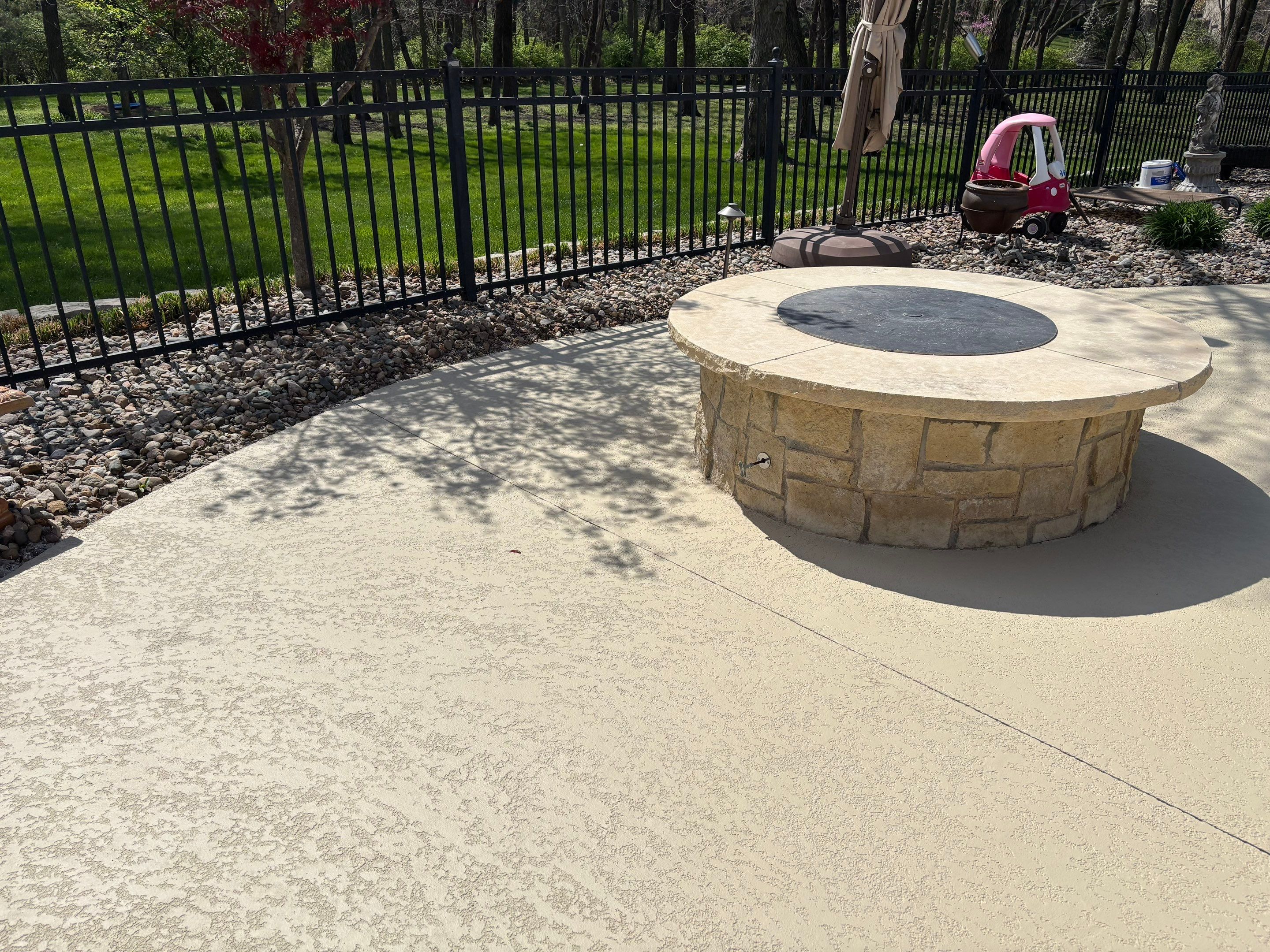 Pool Deck & Patio Resurface - Overland Park, KS by Big Red Decorative Concrete, LLC