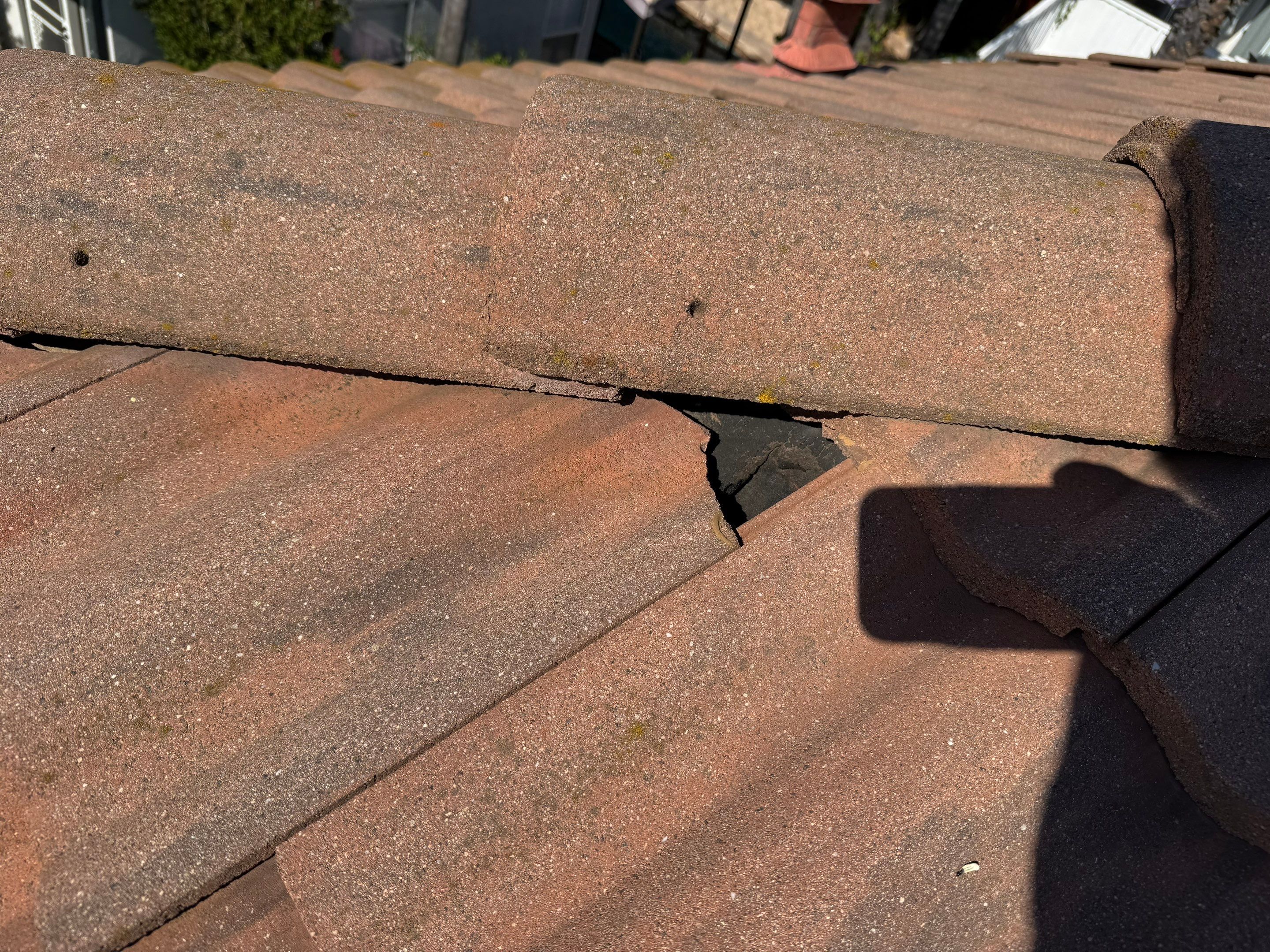 Temecula Tile Roof Repair and Underlayment Patch Work by Zenith Roofing Services 