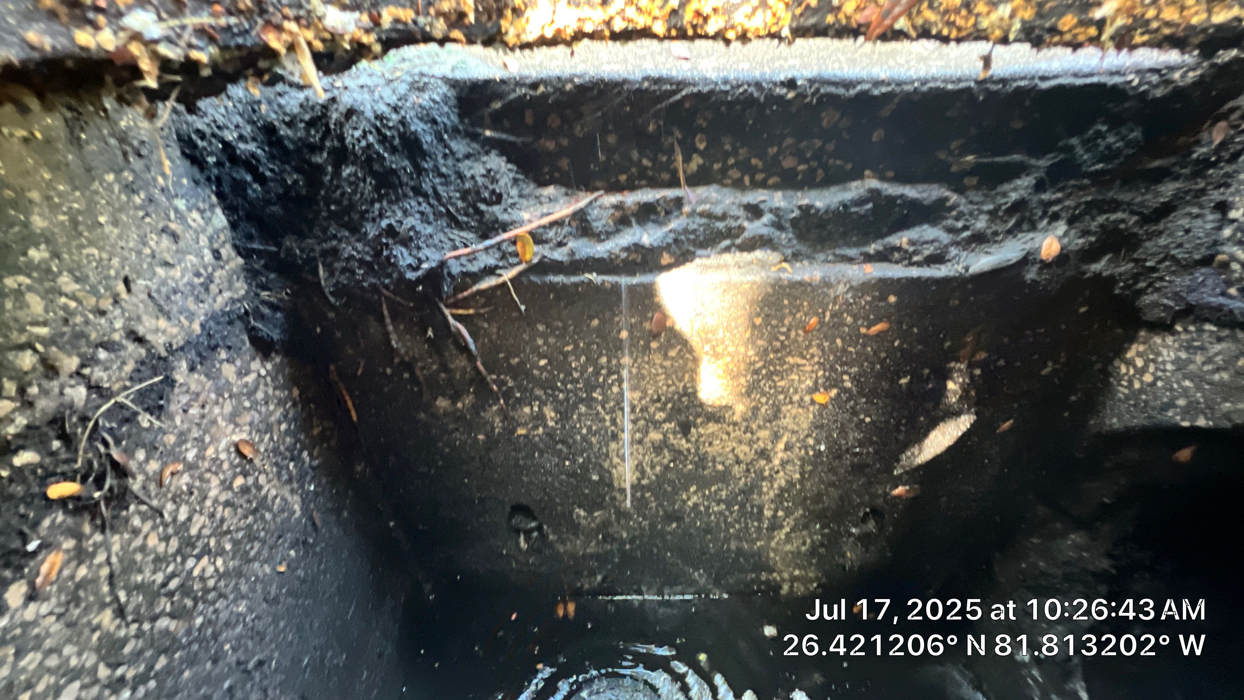 Catch Basin Cleaning with 1 Tom Plumber in Estero by APS Power & Water