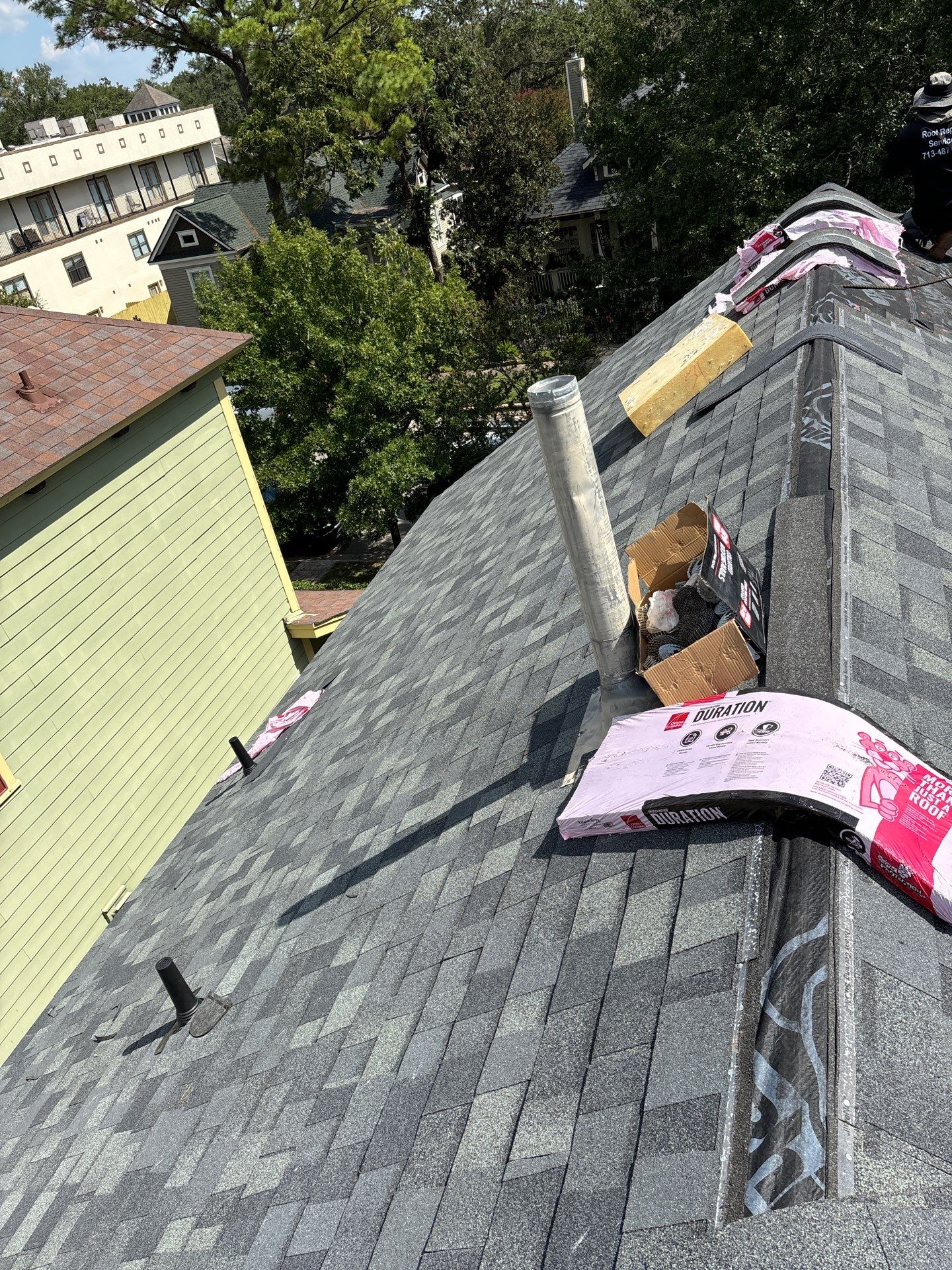 Residential Roofing Repair using Owen's Corning Duration (Lifetime) Shingles by Roof Repair Company