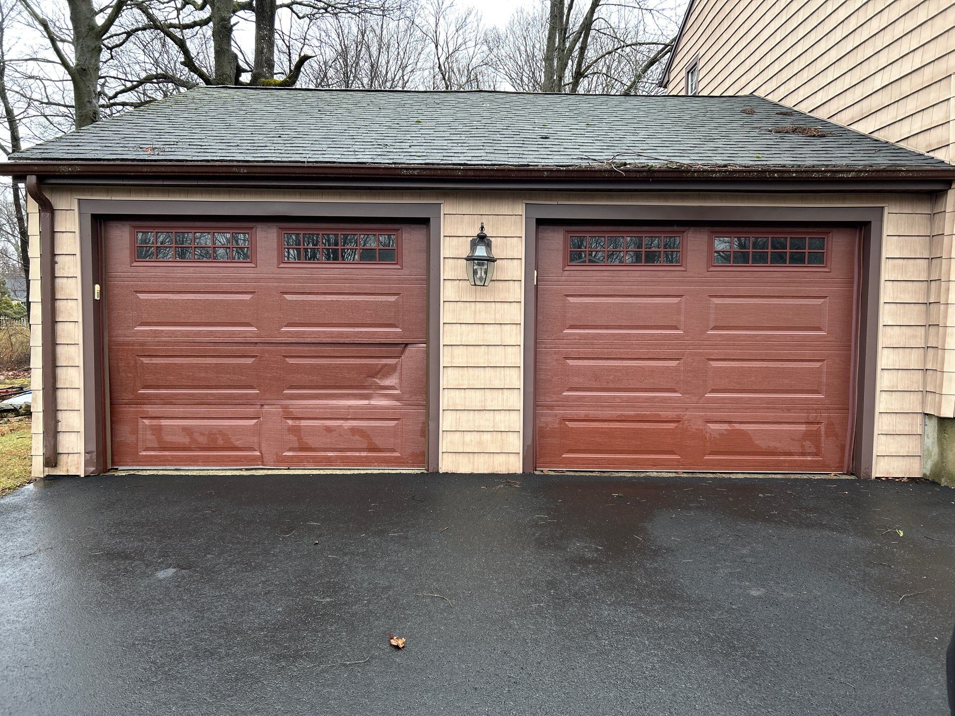 Classic Amarr Lincoln Garage Door Installation by DiGiorgi Roofing and Siding Inc