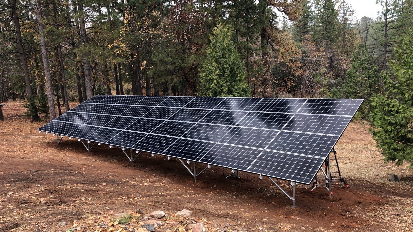 Solar Ground-Mount using Solar Panels by Byers Enterprises 