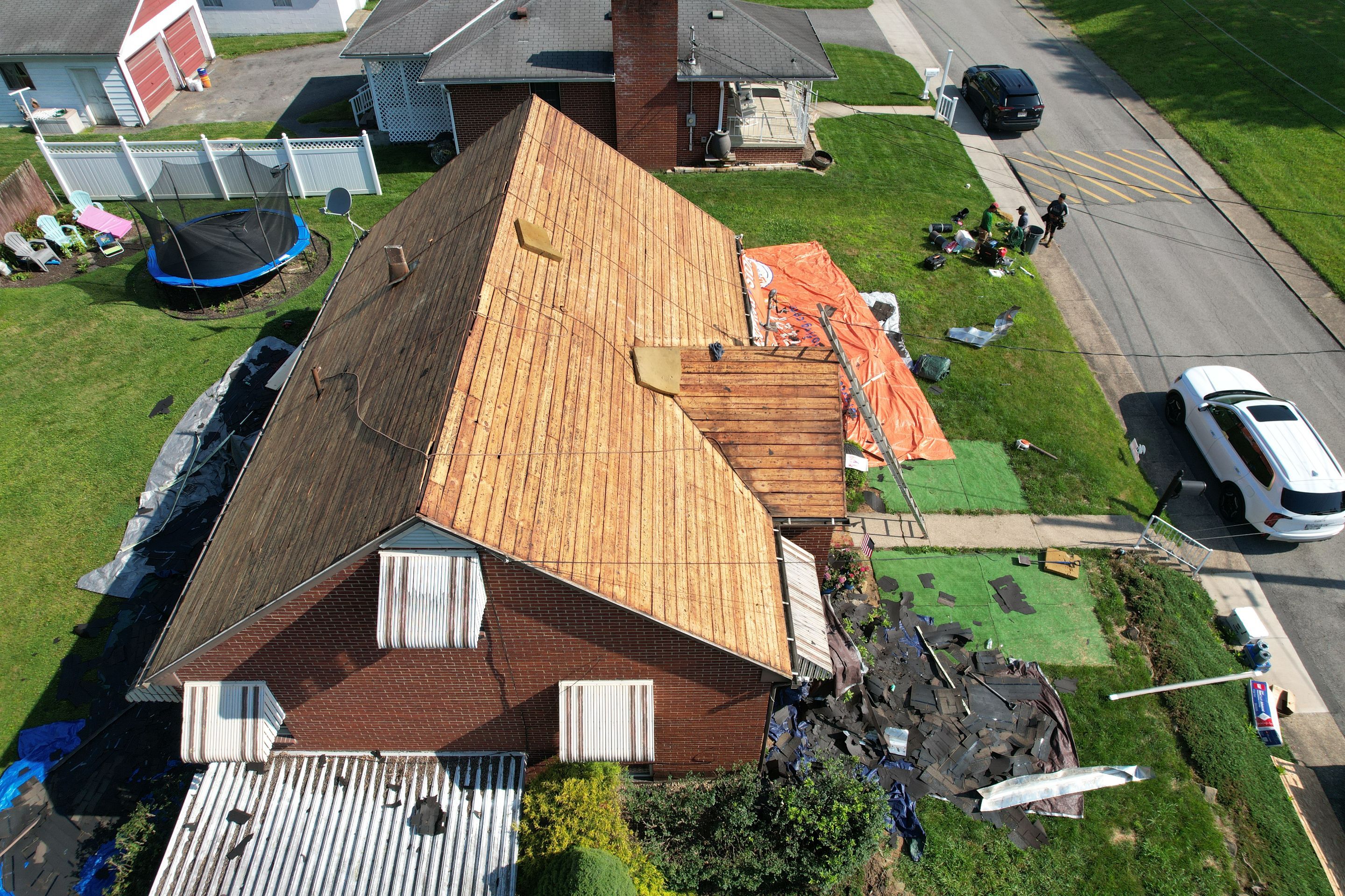 Residential Roofing Installation using GAF Timberline HDZ Pewter Gray by Rainstoppers Roofing