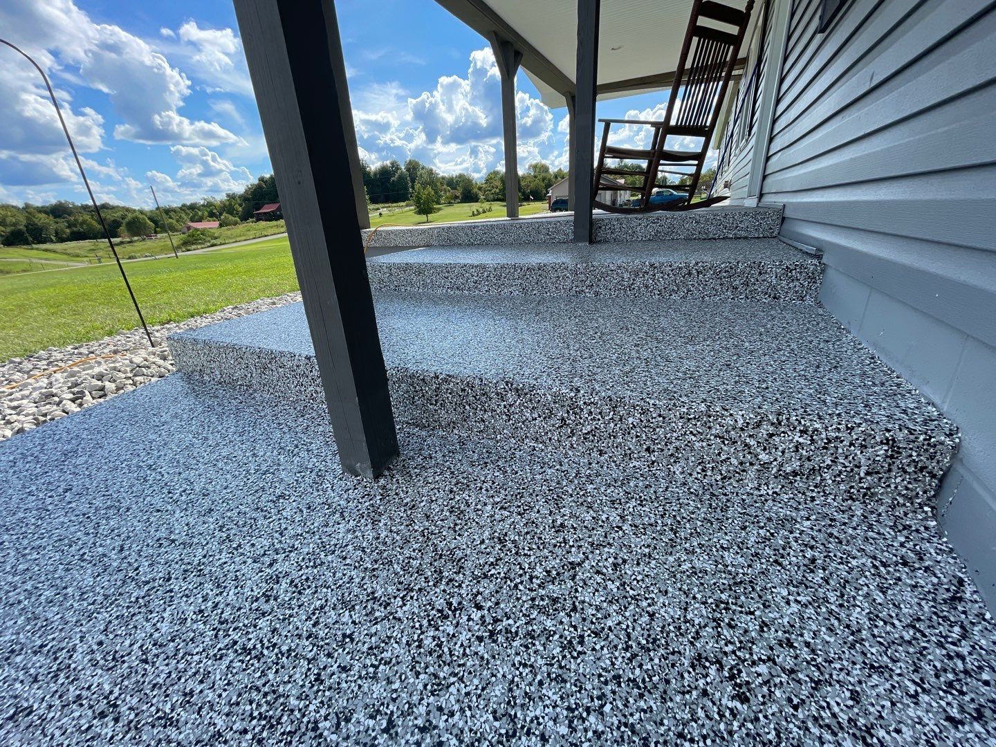 Patio Installation using Domino by Your1DayFloor.com