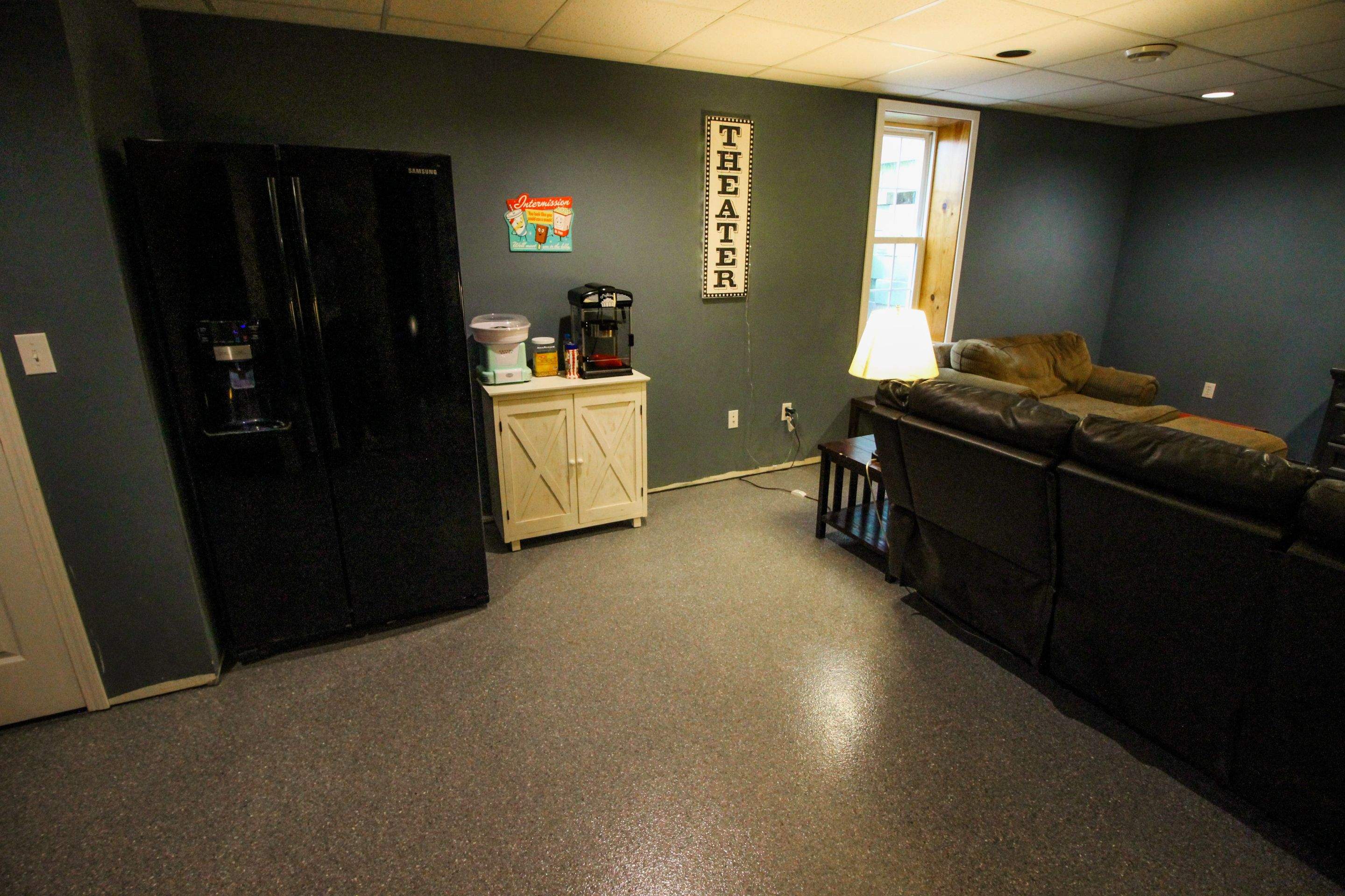 Basement Floor using Granite by Your1DayFloor.com