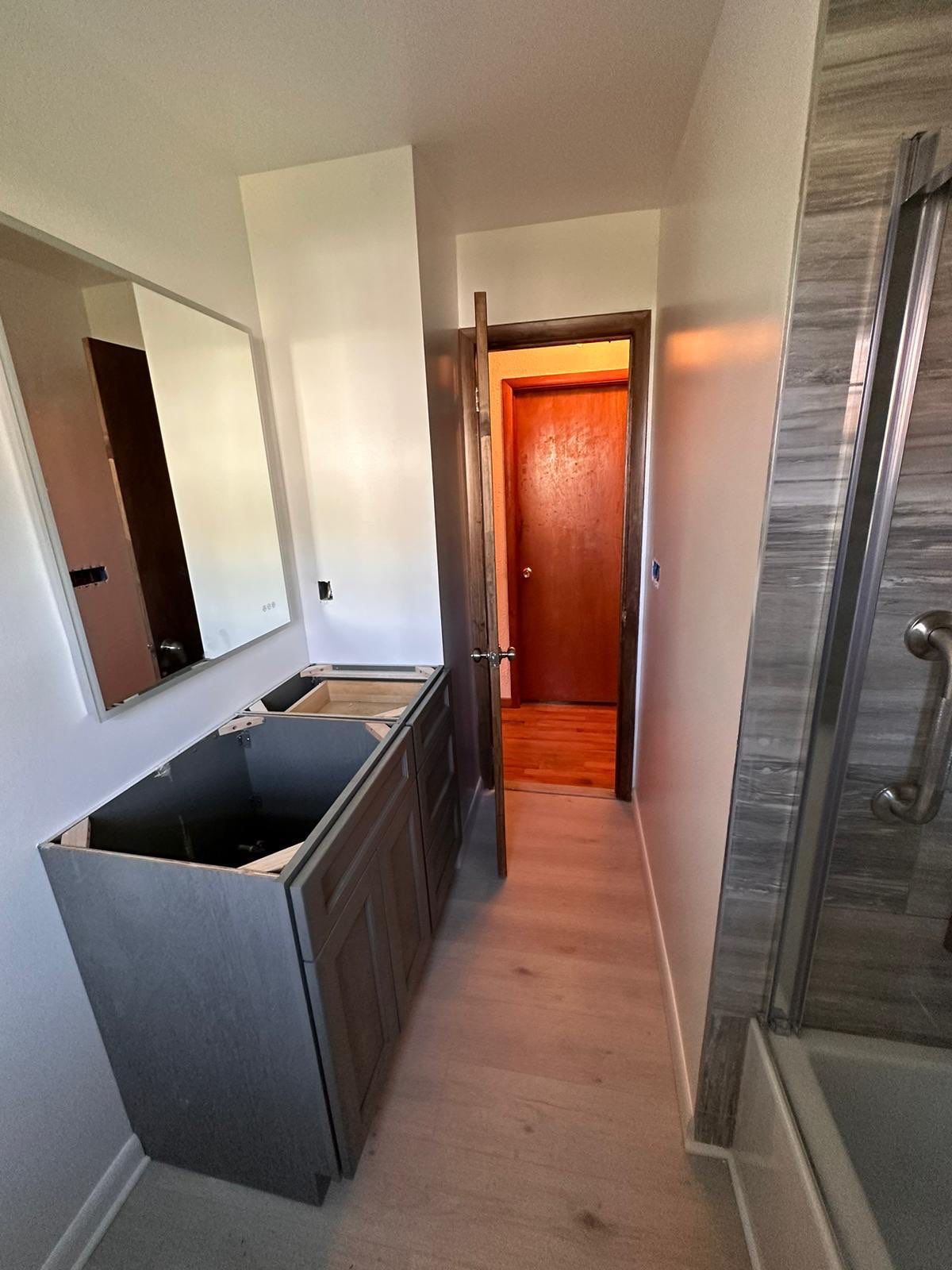 Bathroom Remodel using Tile by Home Concepts Construction