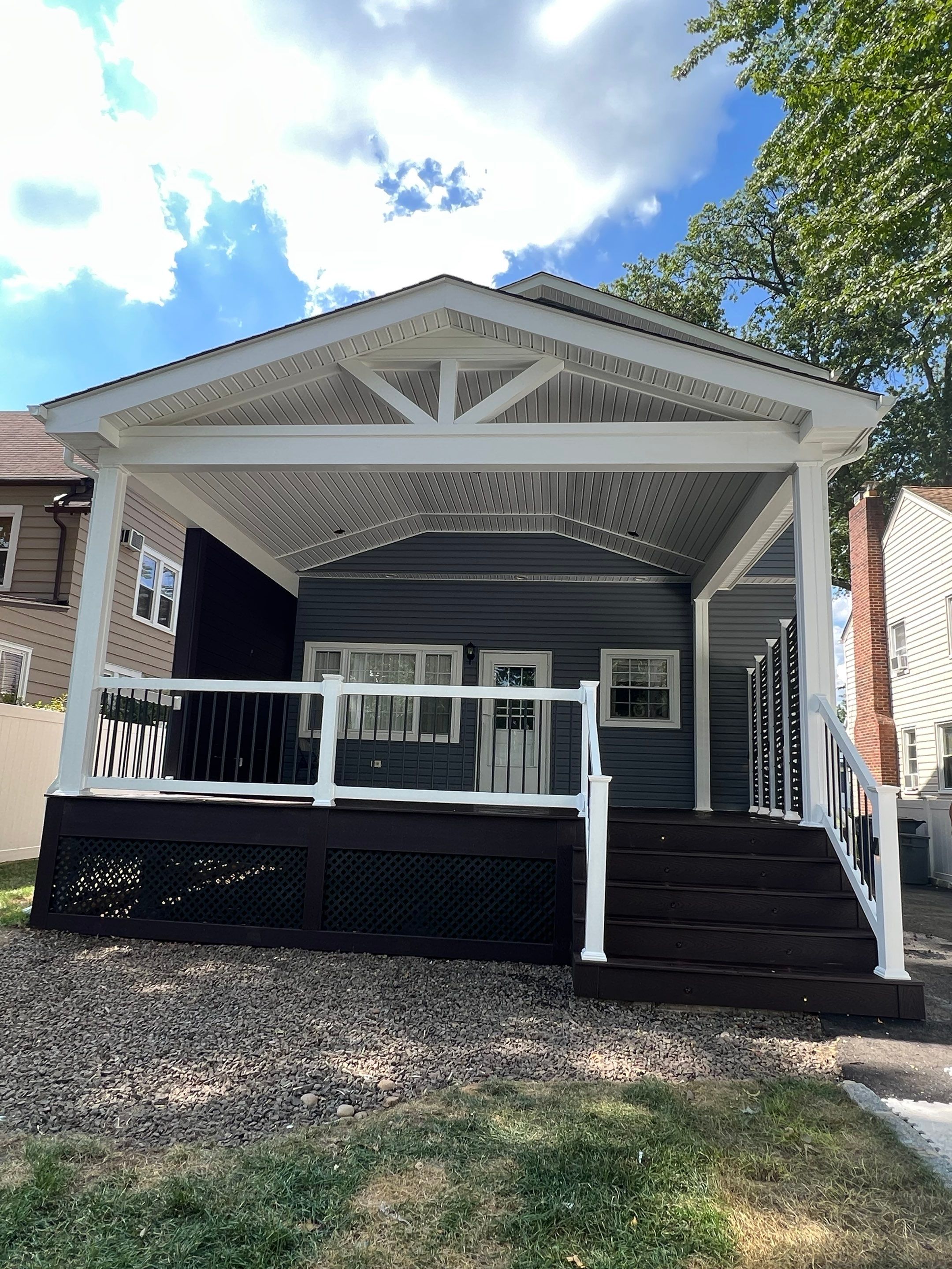 New Deck With Porch by deck guardian